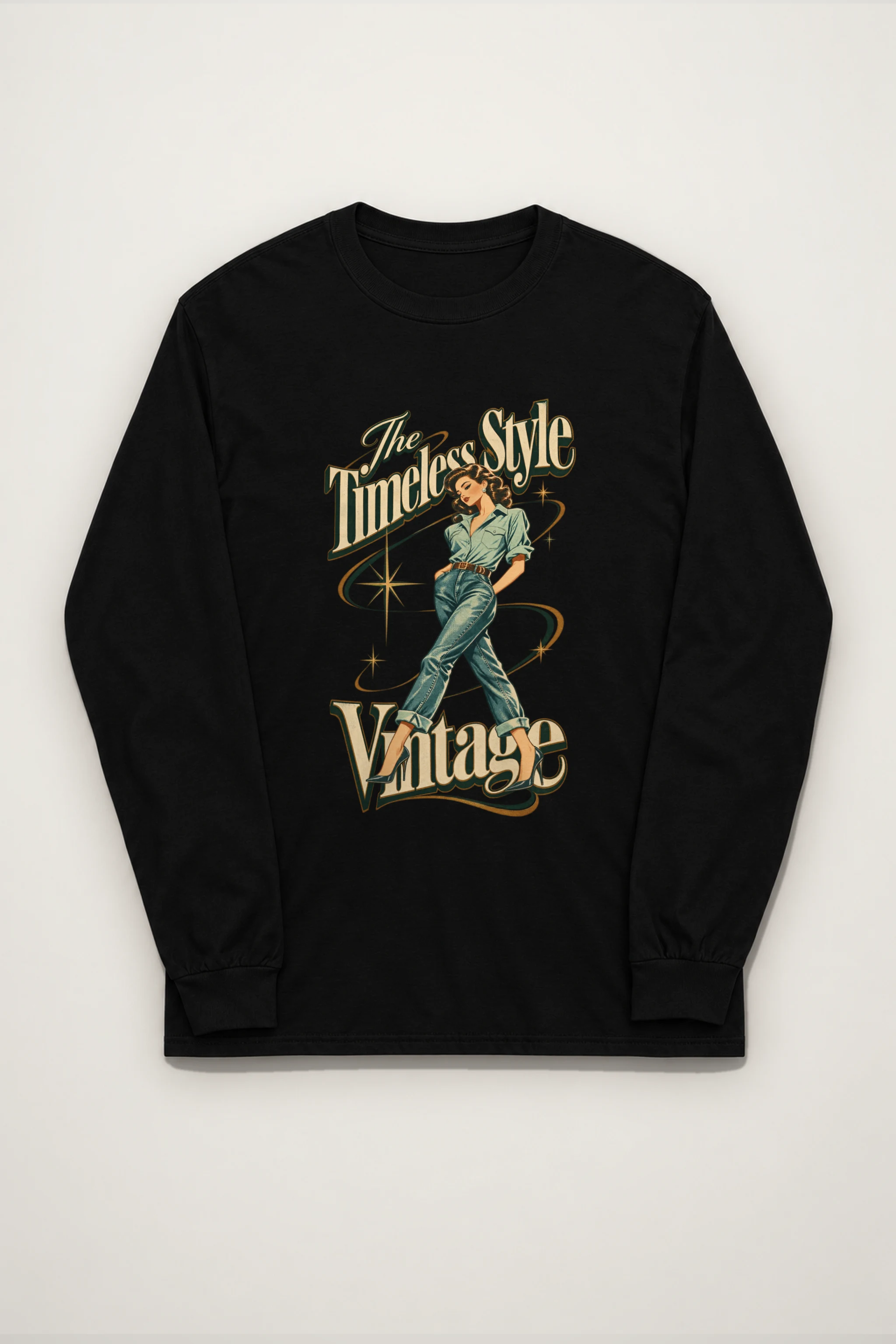 "The Timeless Style" Unisex Longsleeve T-shirt