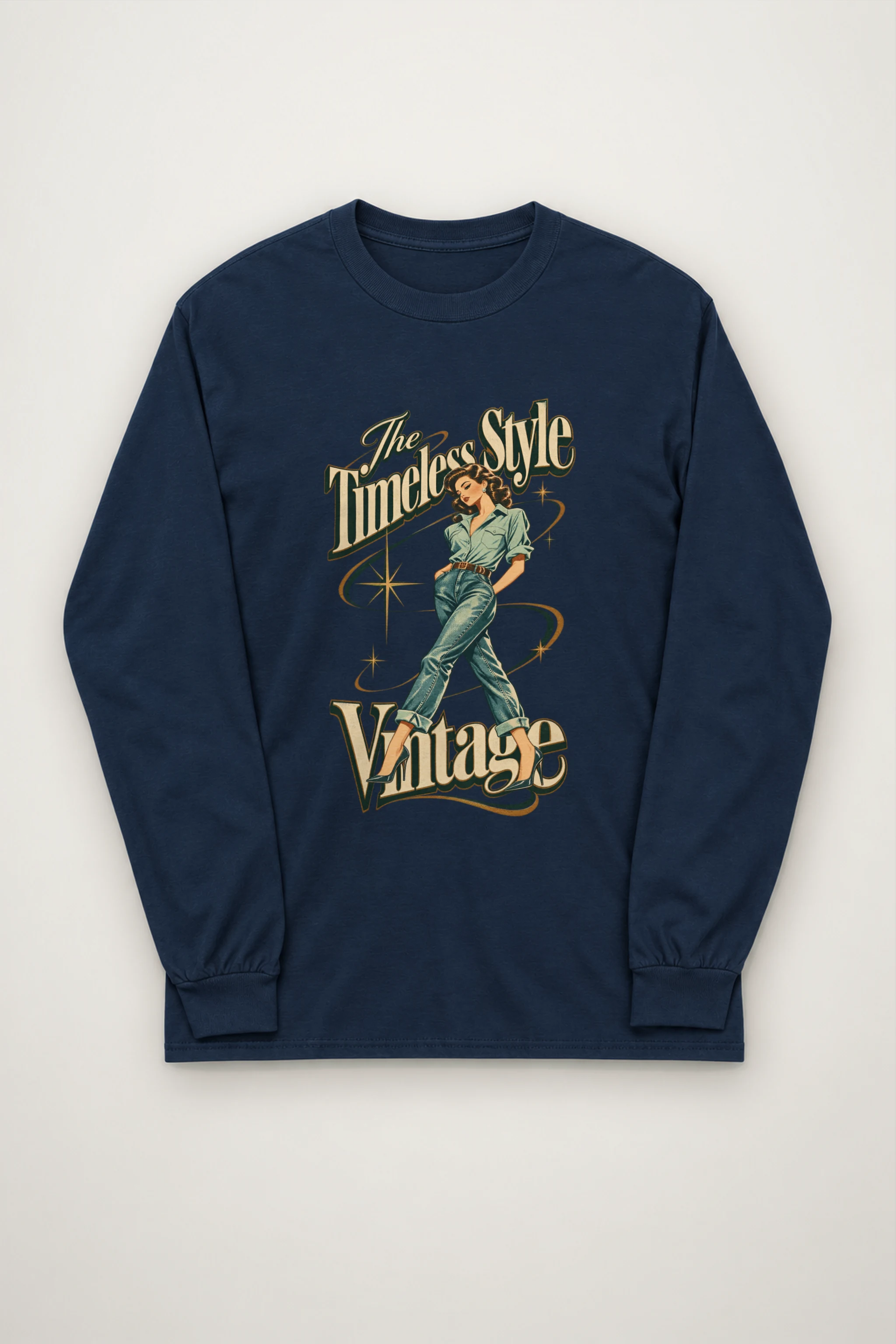 "The Timeless Style" Unisex Longsleeve T-shirt