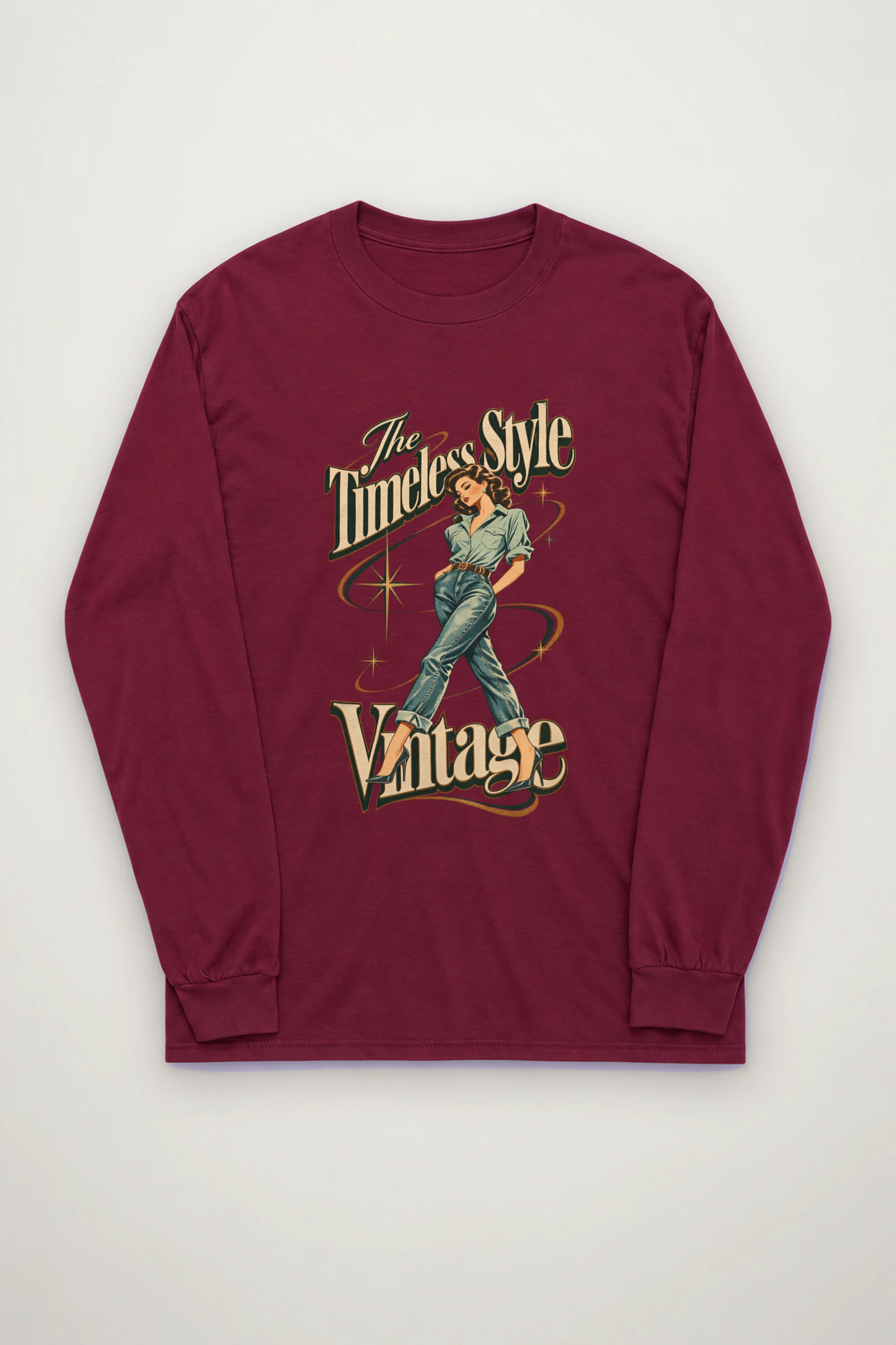"The Timeless Style" Unisex Longsleeve T-shirt