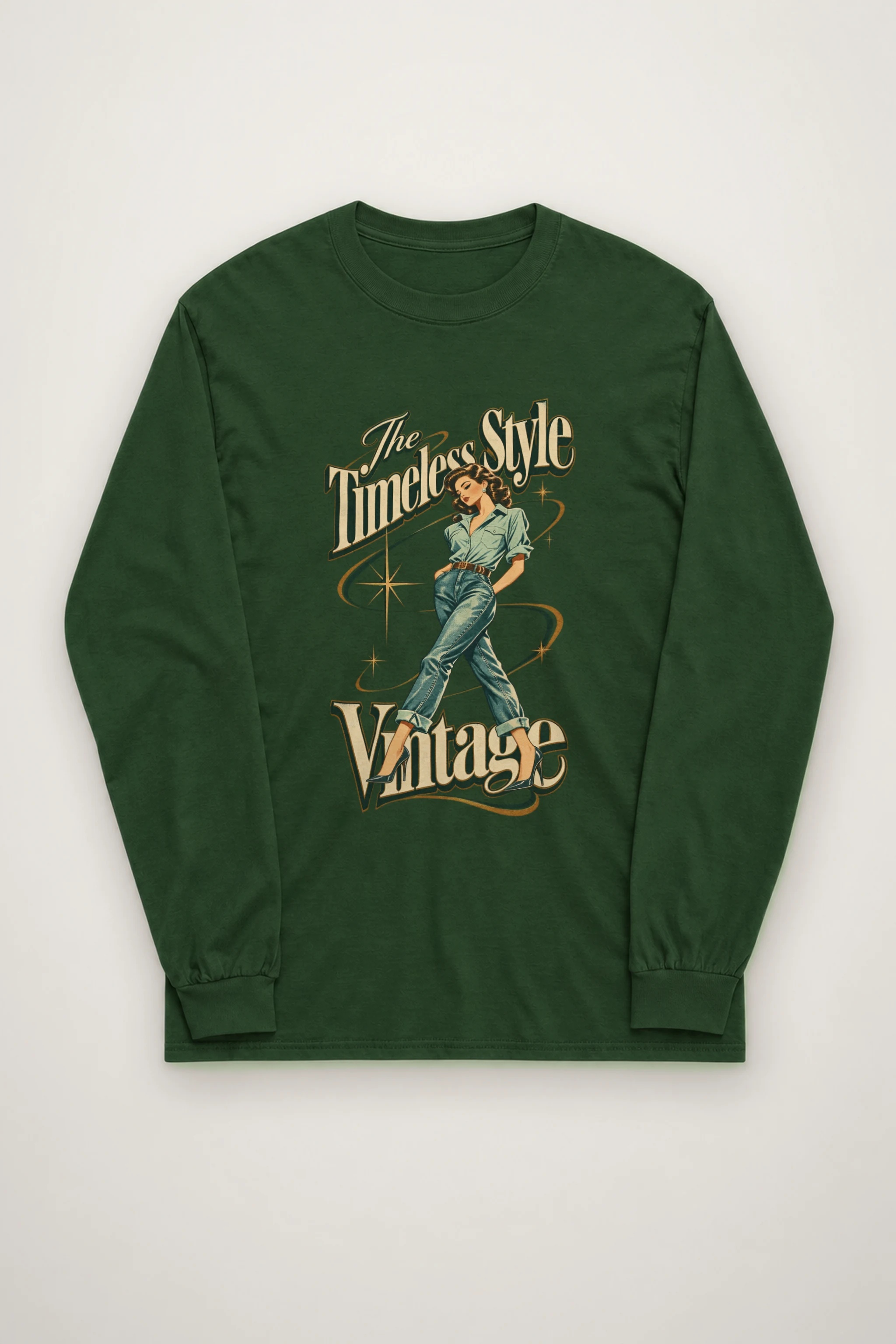 "The Timeless Style" Unisex Longsleeve T-shirt