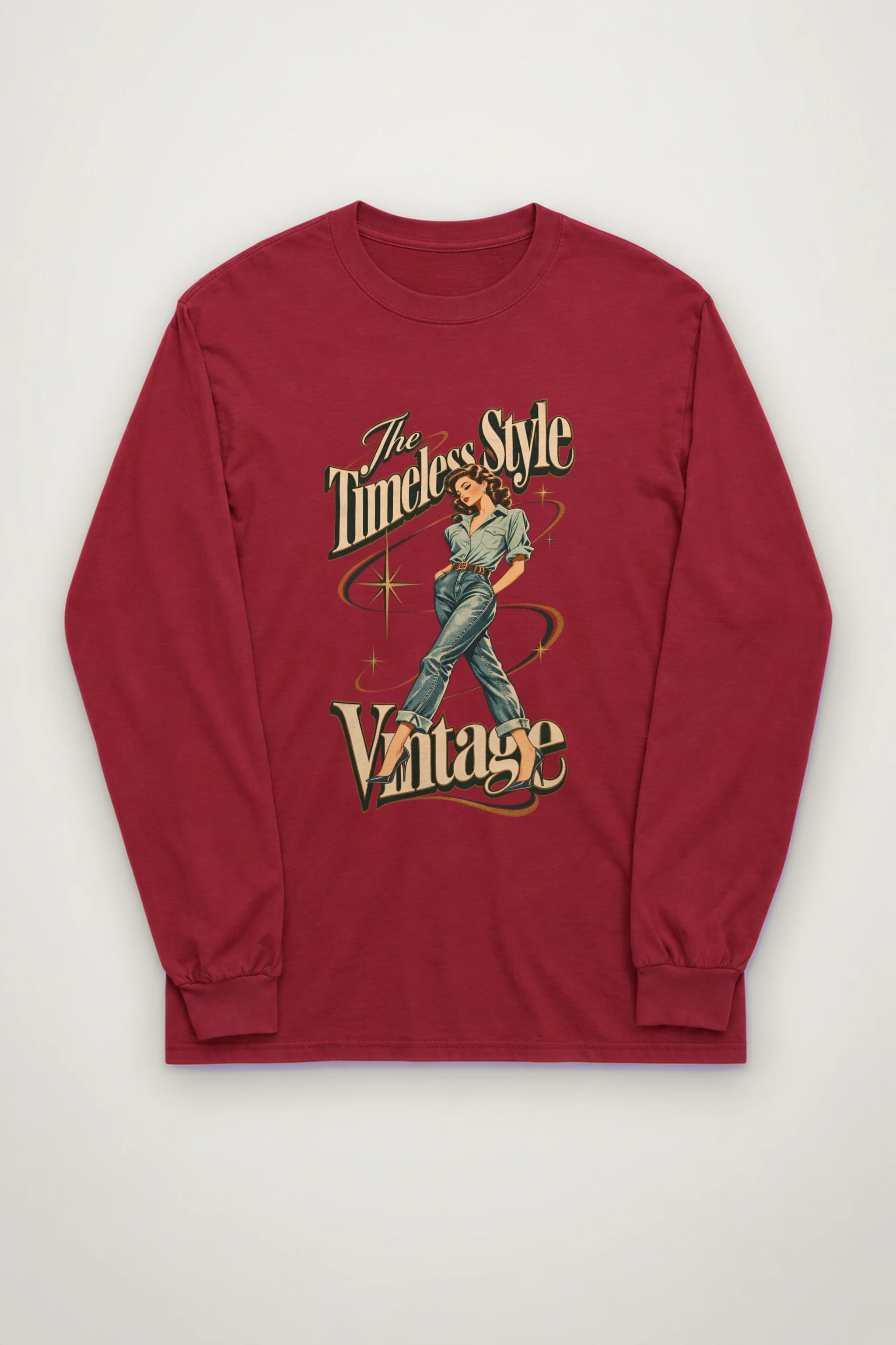 "The Timeless Style" Unisex Longsleeve T-shirt