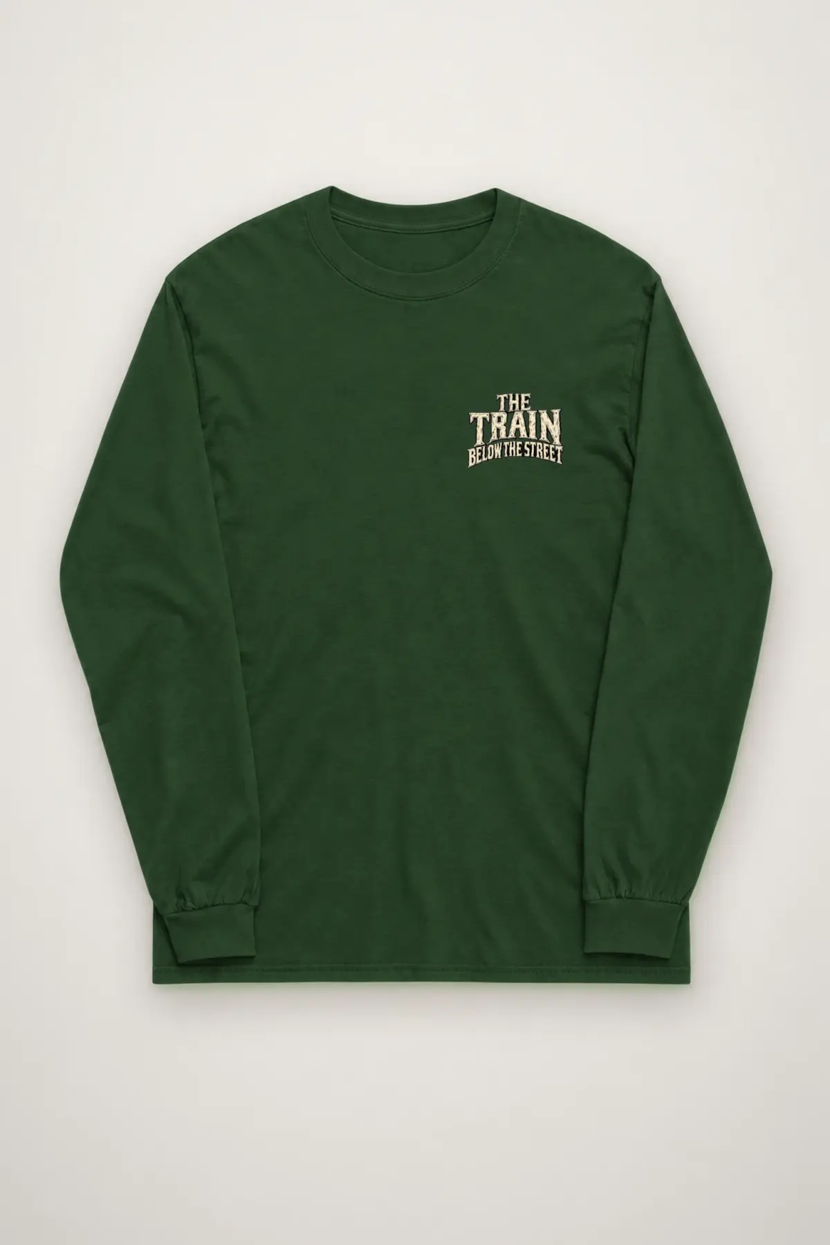 "The Train Below the Street New York" Unisex Longsleeve T-shirt