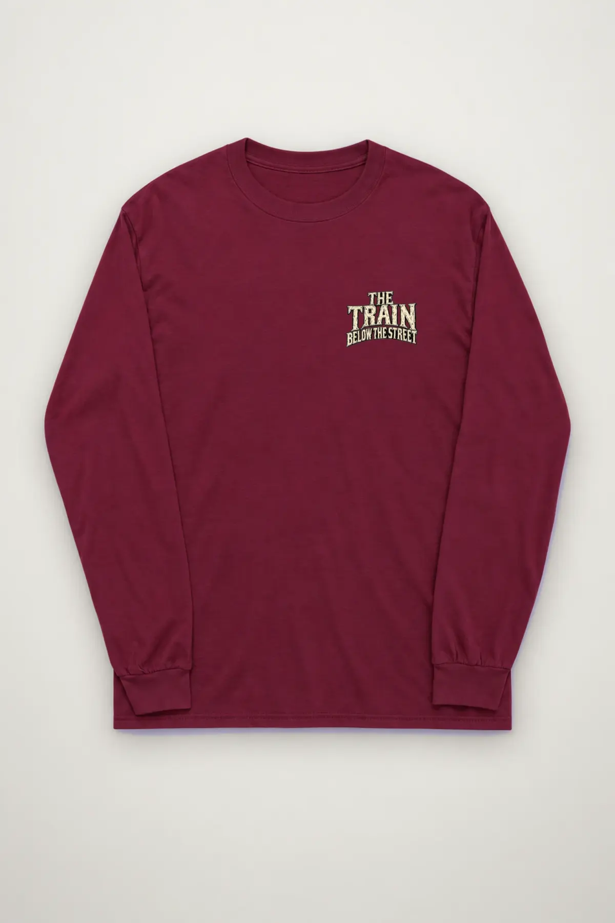 "The Train Below the Street New York" Unisex Longsleeve T-shirt