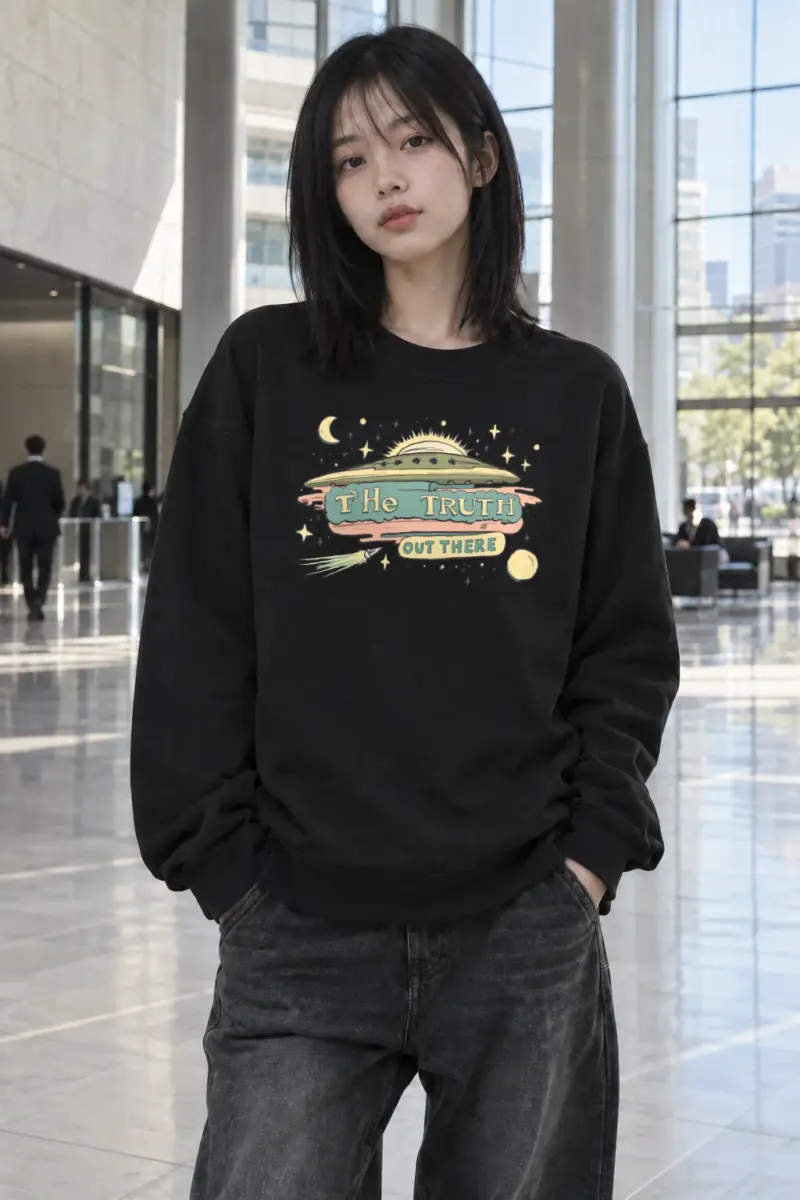 "The Truth Out There" Heavy Blend Unisex Crewneck Sweatshirt | Gildan 18000