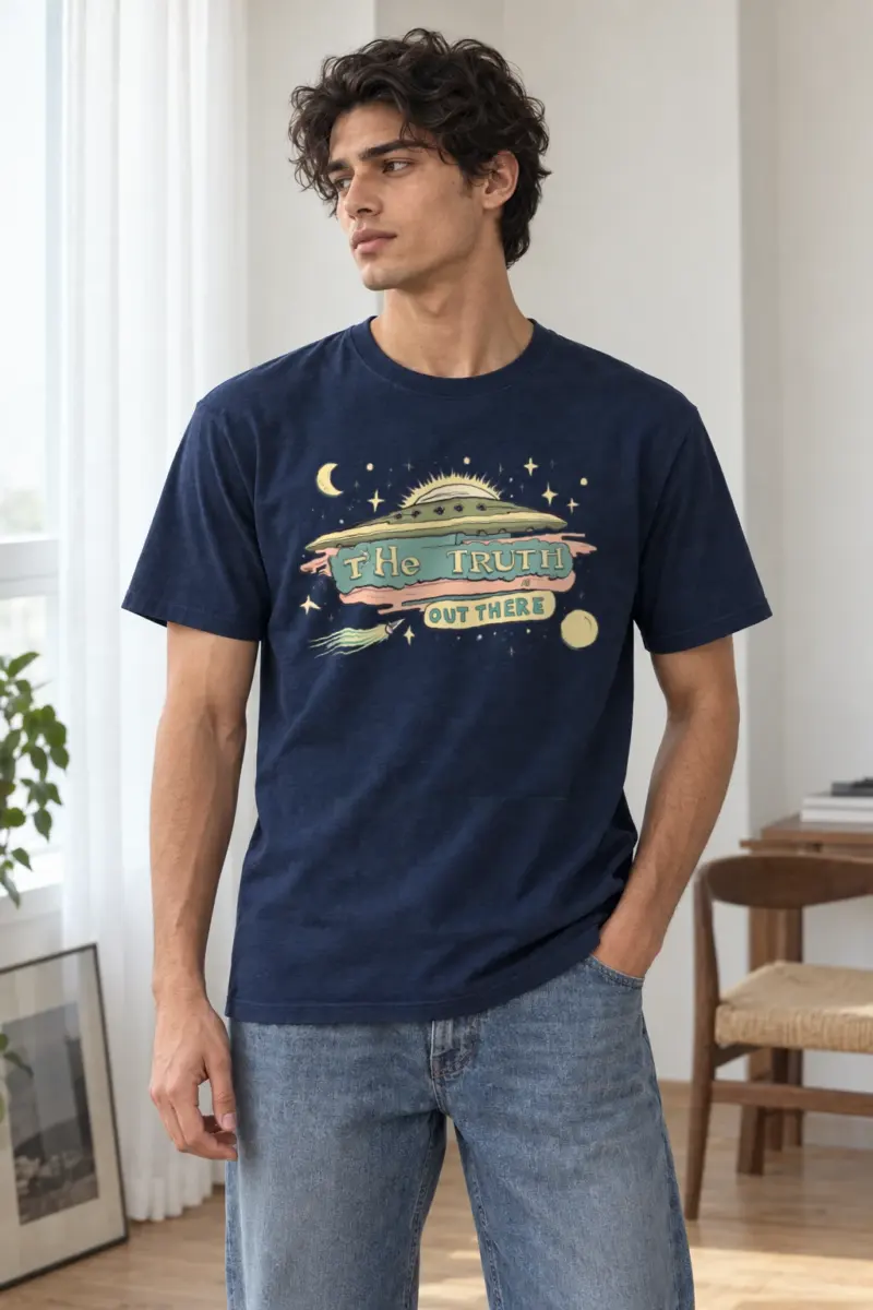 "The Truth Out There" Heavyweight Unisex Crewneck T-shirt | Gildan 5000