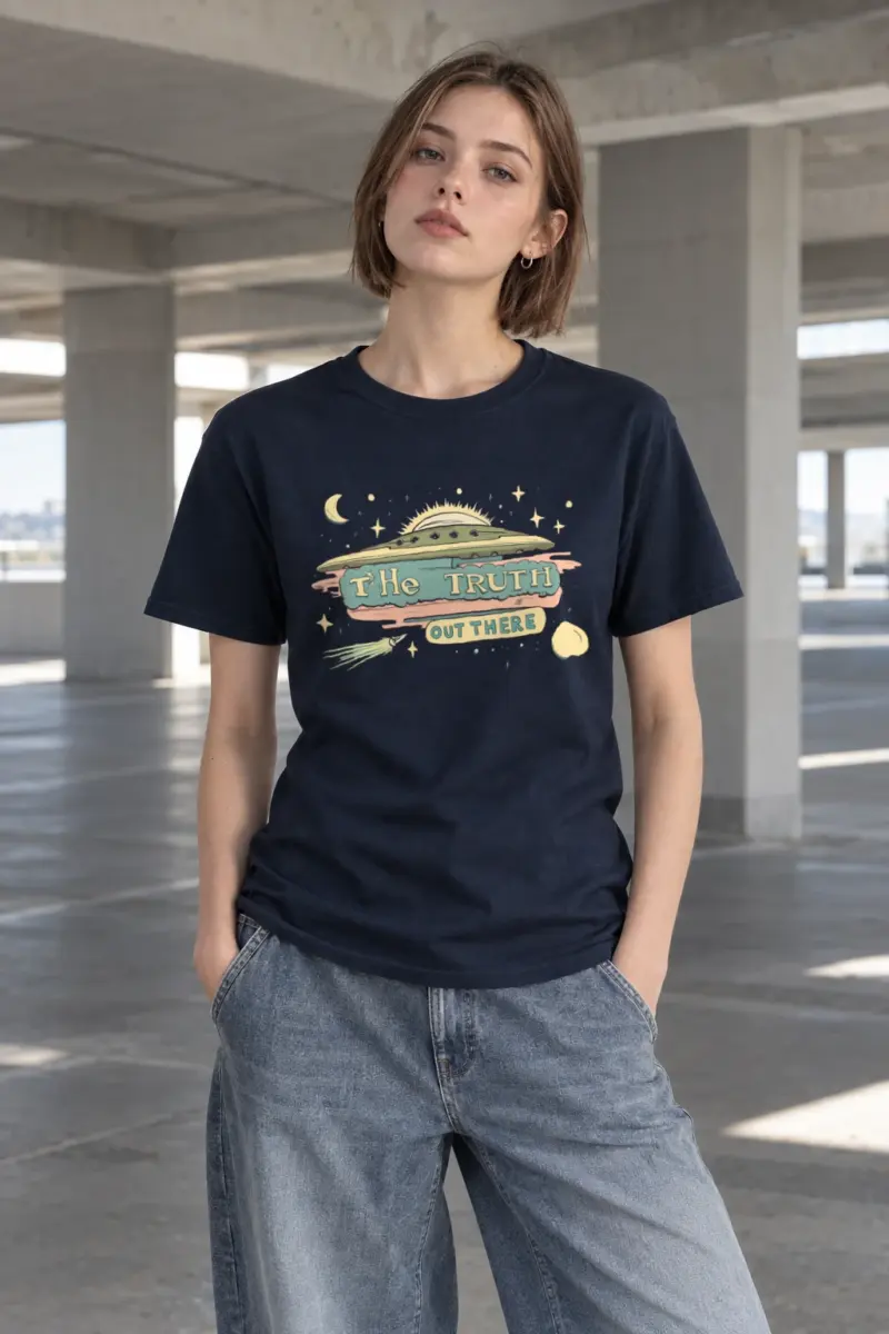 "The Truth Out There" Heavyweight Unisex Crewneck T-shirt