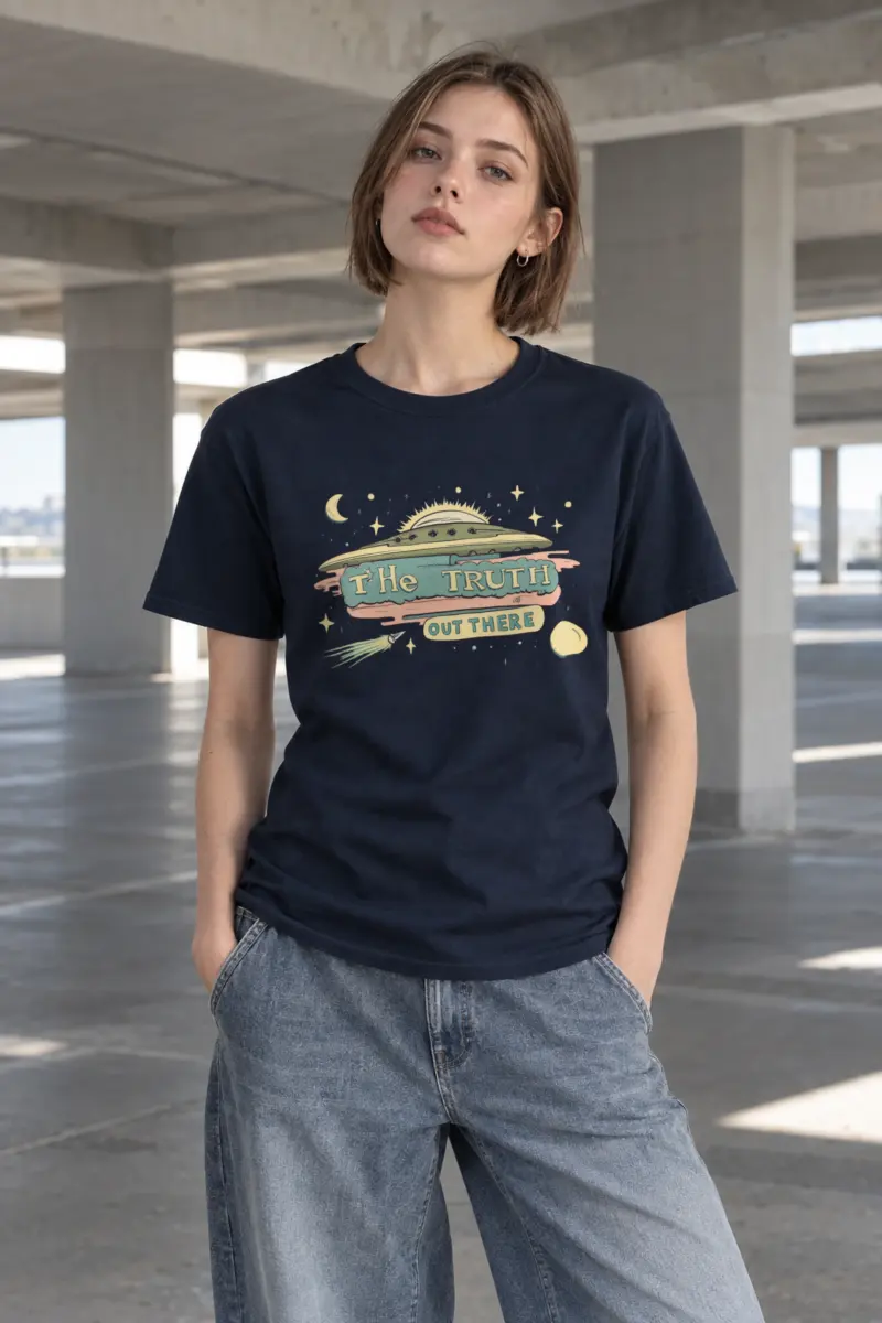 "The Truth Out There" Heavyweight Unisex Crewneck T-shirt