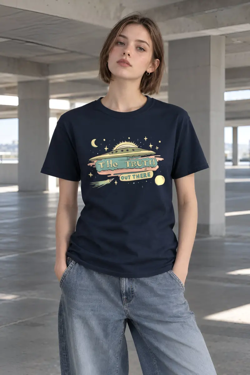"The Truth Out There" Heavyweight Unisex Crewneck T-shirt