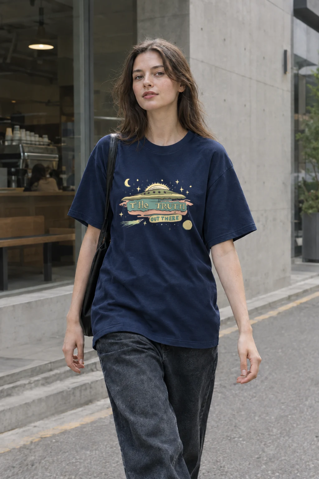 "The Truth Out There" Heavyweight Unisex Crewneck T-shirt | Gildan 5000