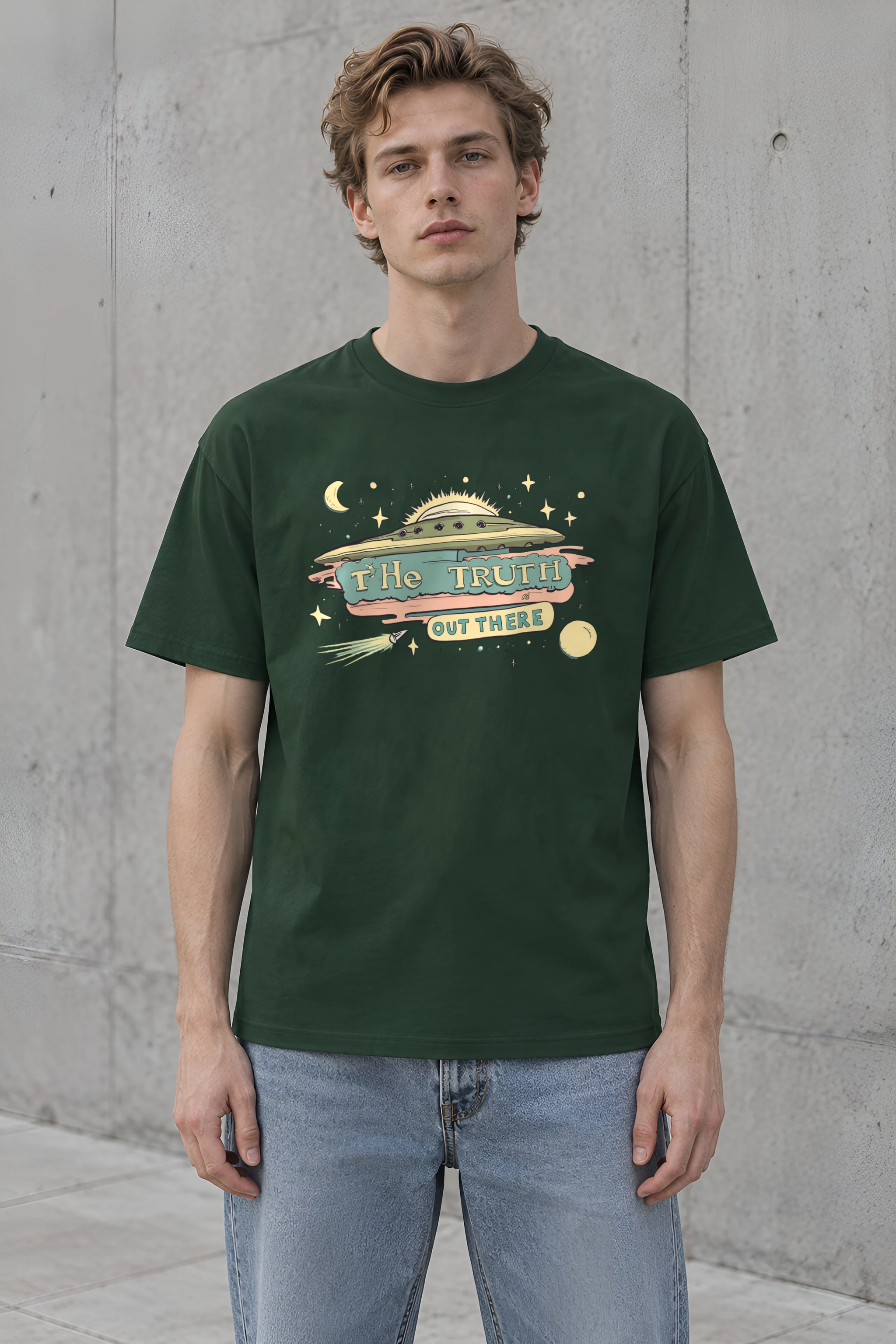 "The Truth Out There" Heavyweight Unisex Crewneck T-shirt