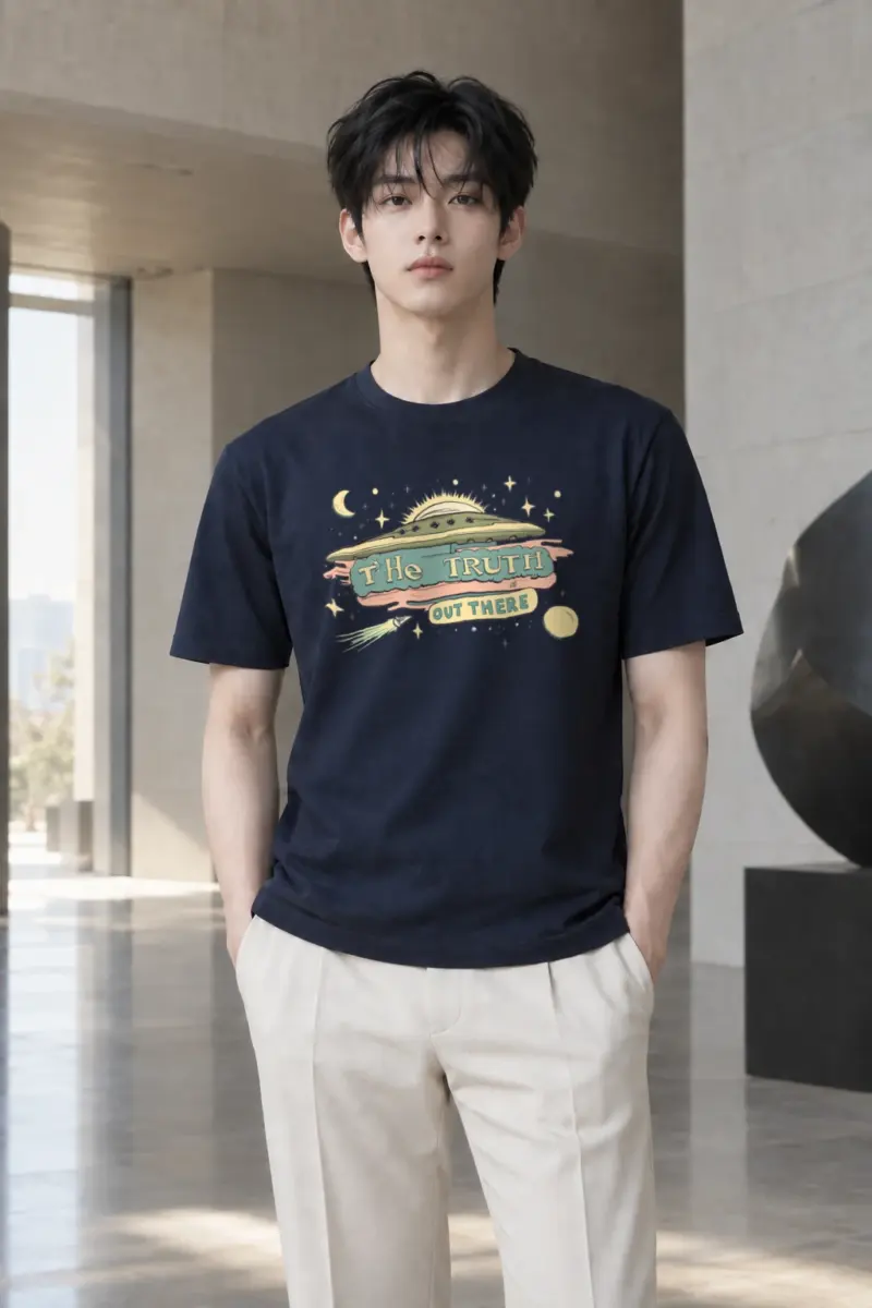 "The Truth Out There" Heavyweight Unisex Crewneck T-shirt | Gildan 5000