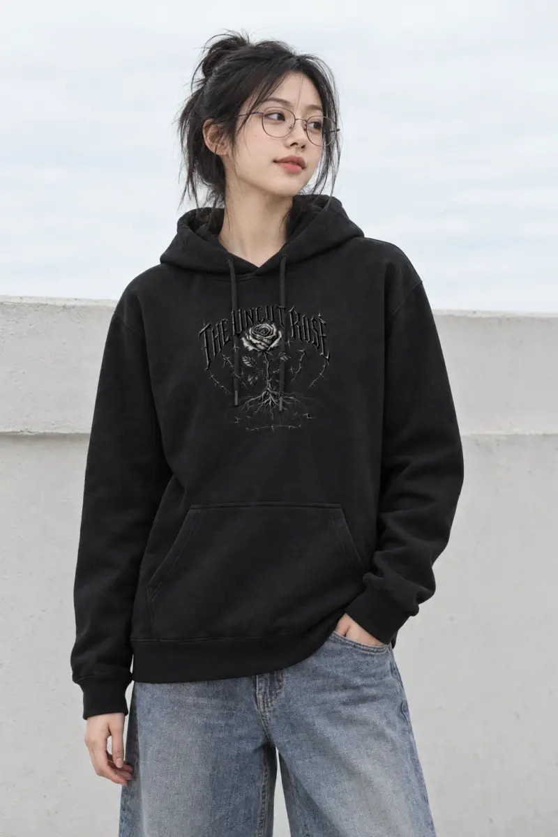 "The Uncut Rose" Heavy Blend Unisex Pullover Hoodie