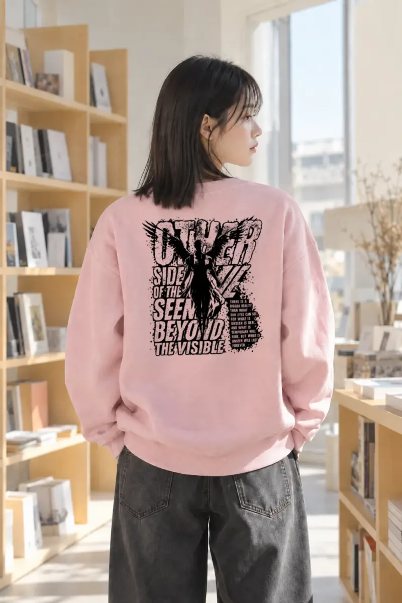 "The Unseen Will Last" Heavy Blend Unisex Crewneck Sweatshirt | Gildan 18000