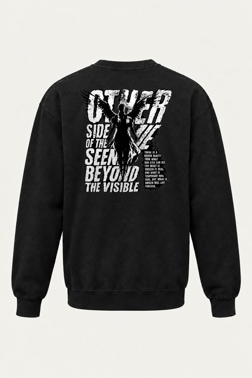 "The Unseen Will Last" Heavy Blend Unisex Crewneck Sweatshirt | Gildan 18000