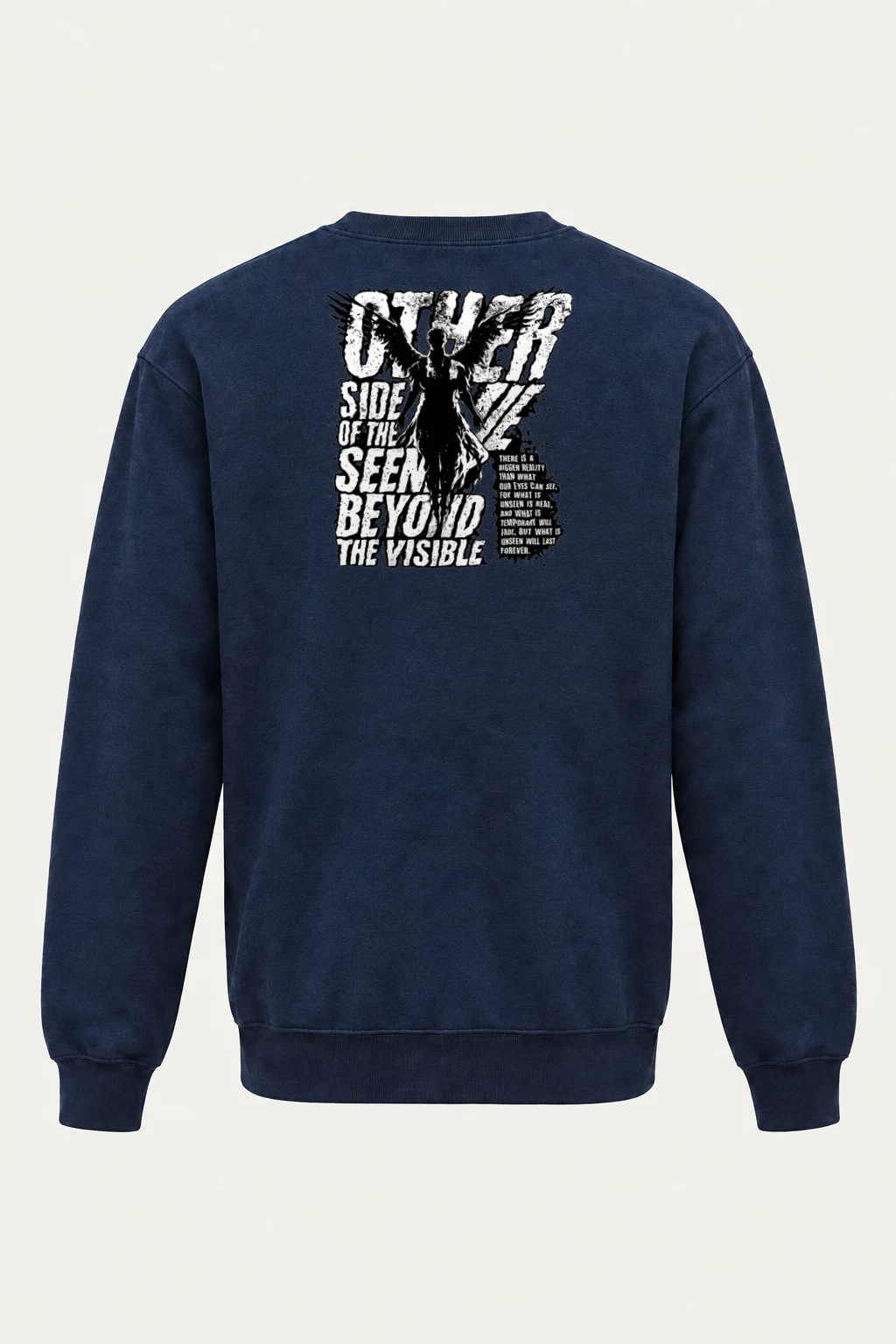 "The Unseen Will Last" Heavy Blend Unisex Crewneck Sweatshirt | Gildan 18000