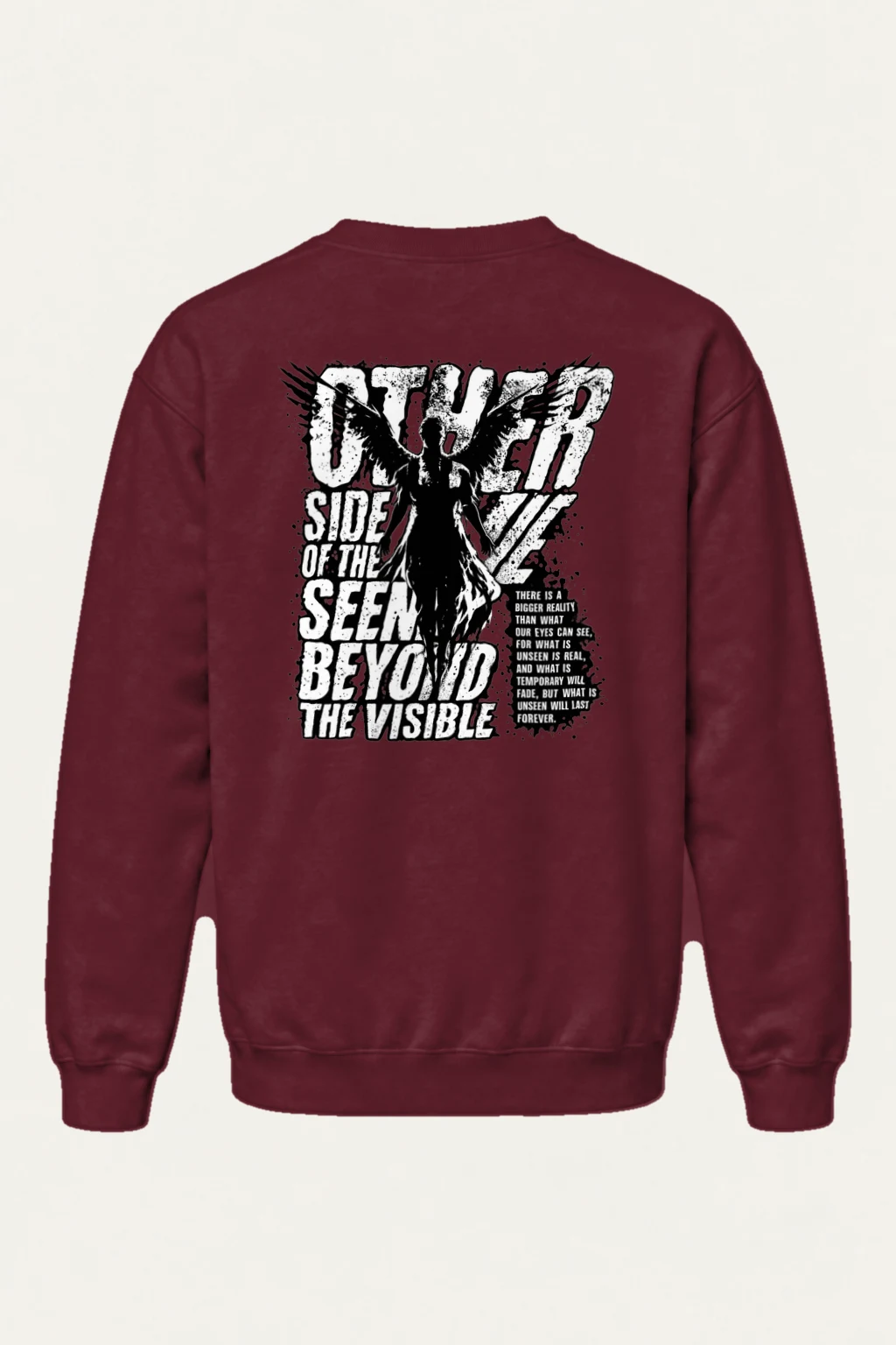 "The Unseen Will Last" Heavy Blend Unisex Crewneck Sweatshirt | Gildan 18000