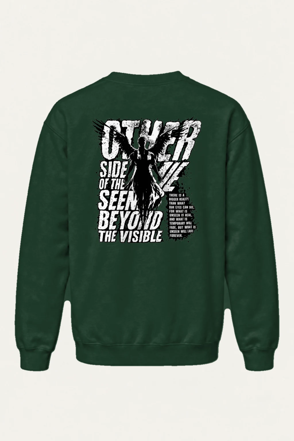 "The Unseen Will Last" Heavy Blend Unisex Crewneck Sweatshirt | Gildan 18000