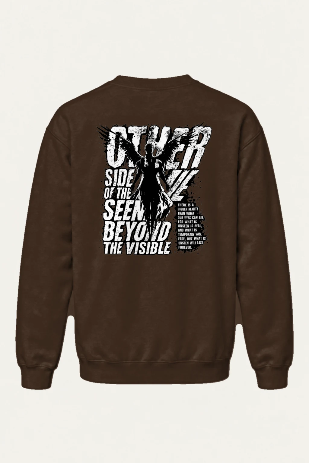 "The Unseen Will Last" Heavy Blend Unisex Crewneck Sweatshirt | Gildan 18000