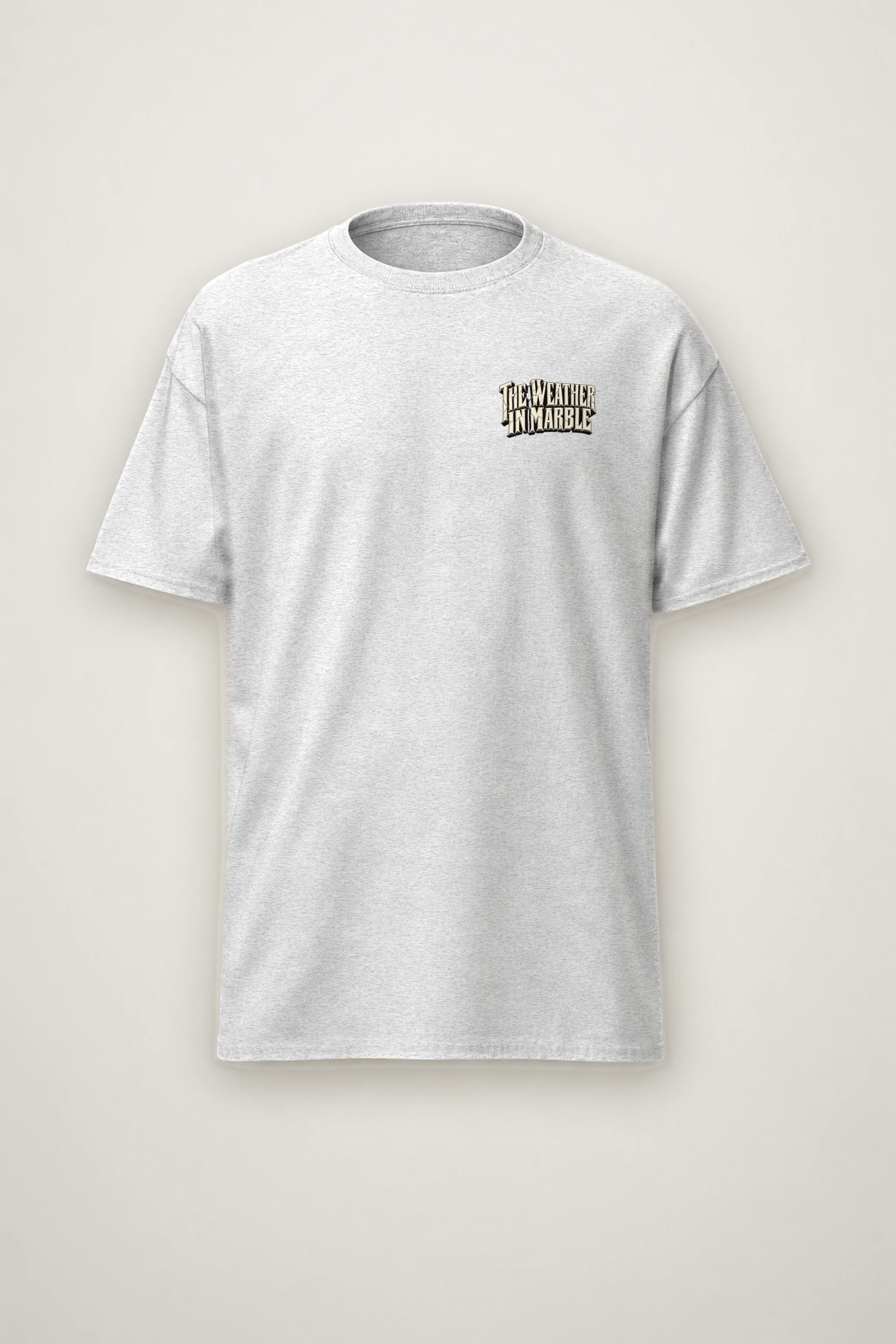 "The Weather in Marble" Heavyweight Unisex Crewneck T-shirt
