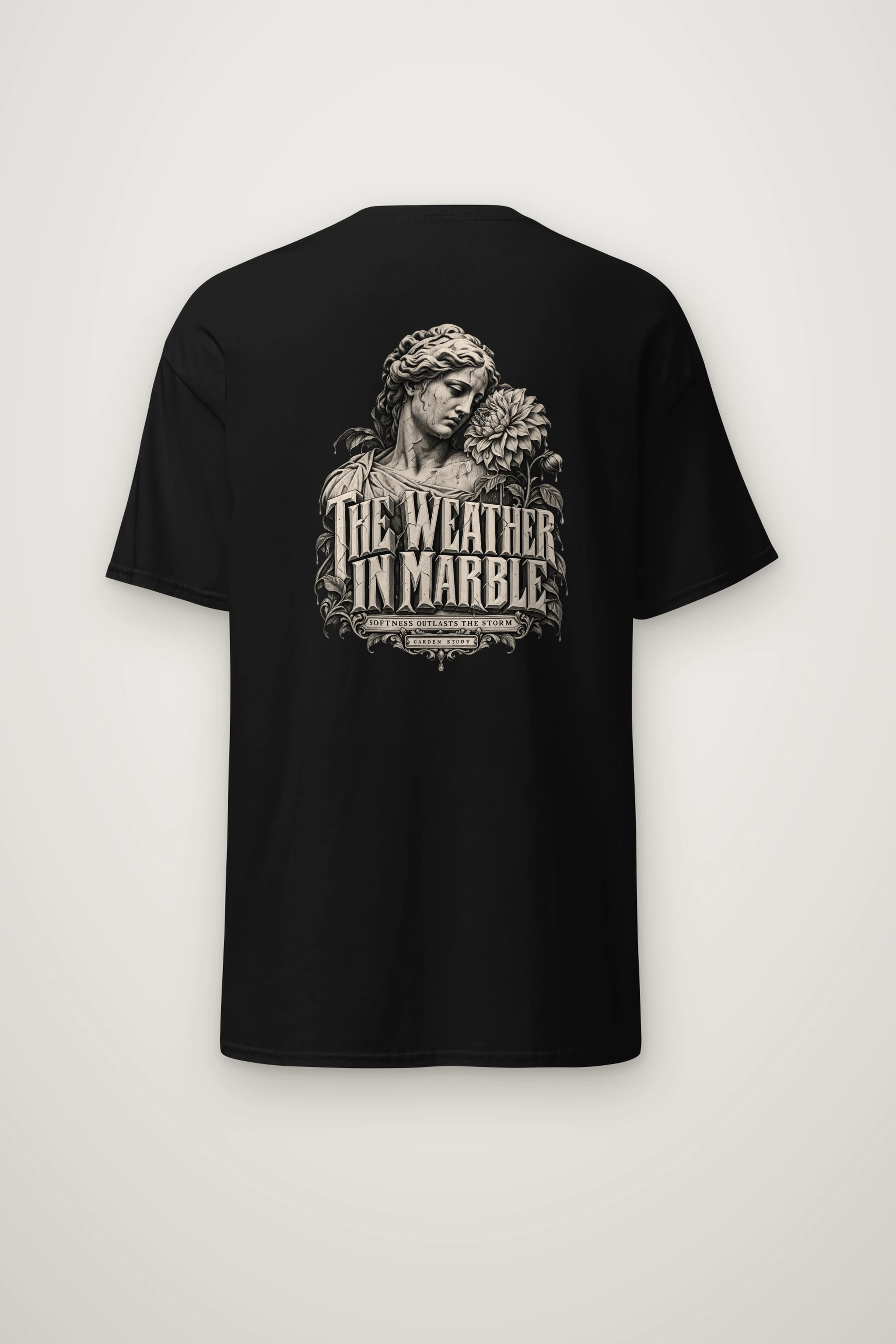 "The Weather in Marble" Heavyweight Unisex Crewneck T-shirt