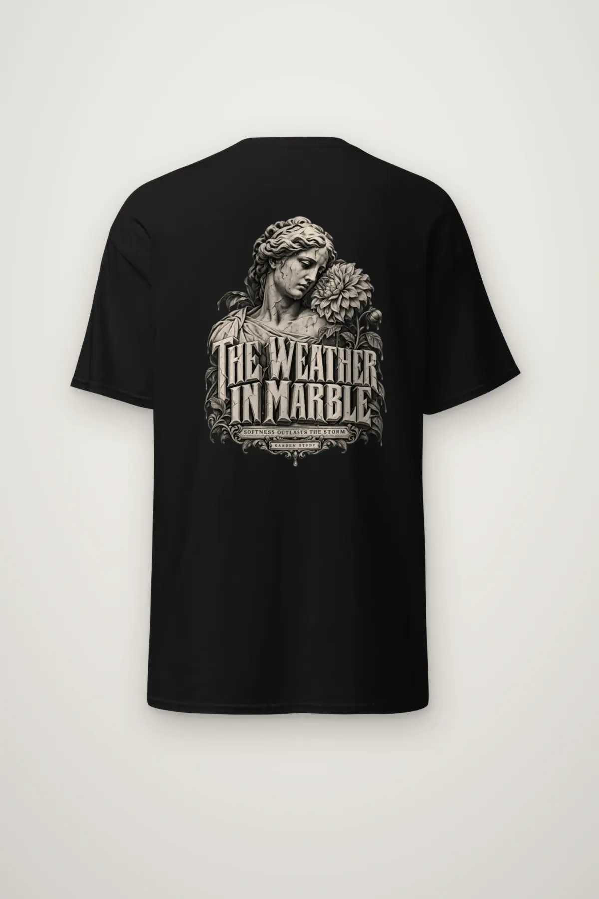 "The Weather in Marble" Heavyweight Unisex Crewneck T-shirt