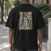 "The Weight of Wings" Men's Oversized Heavyweight Crewneck T-Shirt