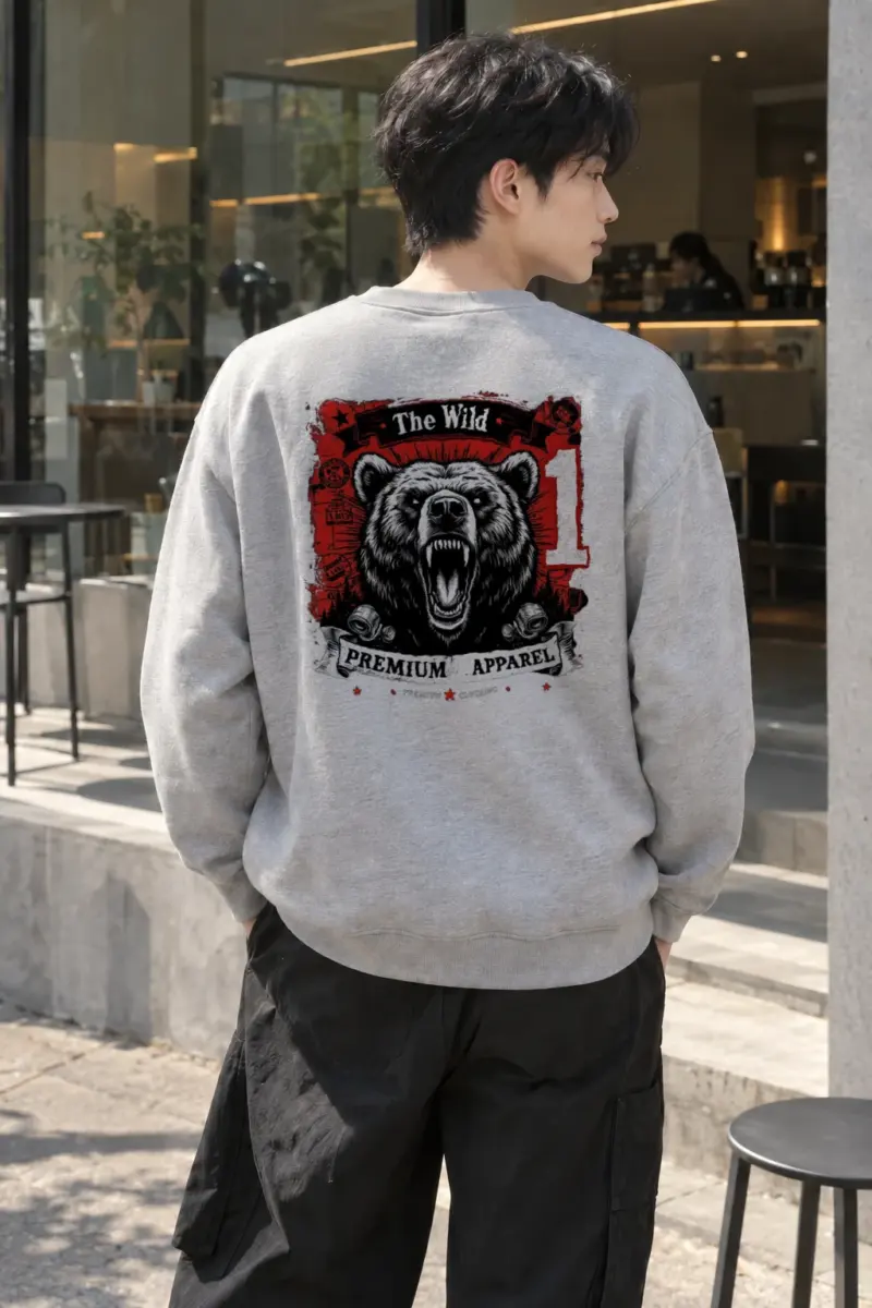 “The Wild” Heavy Blend Unisex Crewneck Sweatshirt | Gildan 18000