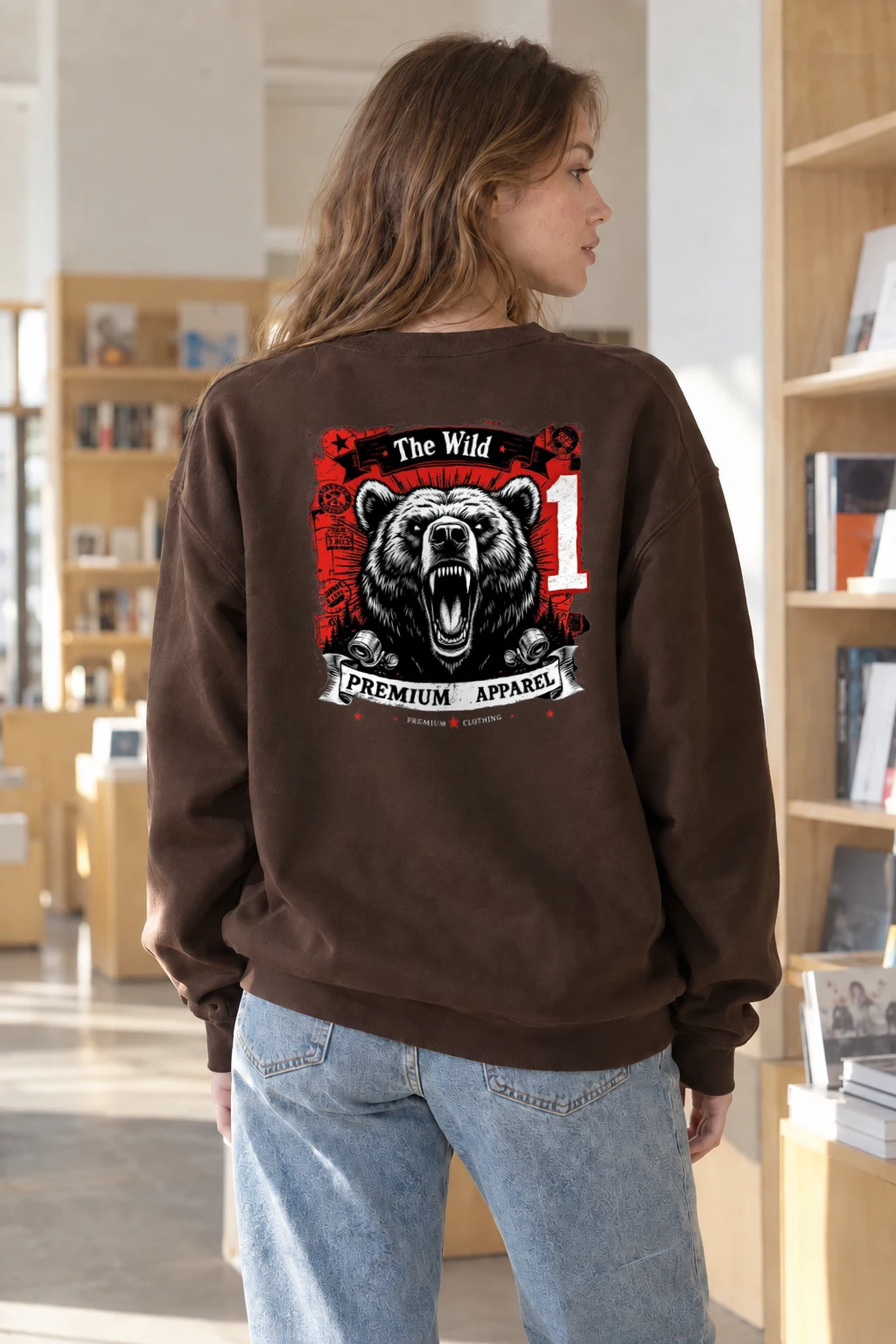 "The Wild" Heavy Blend Unisex Crewneck Sweatshirt | Gildan 18000