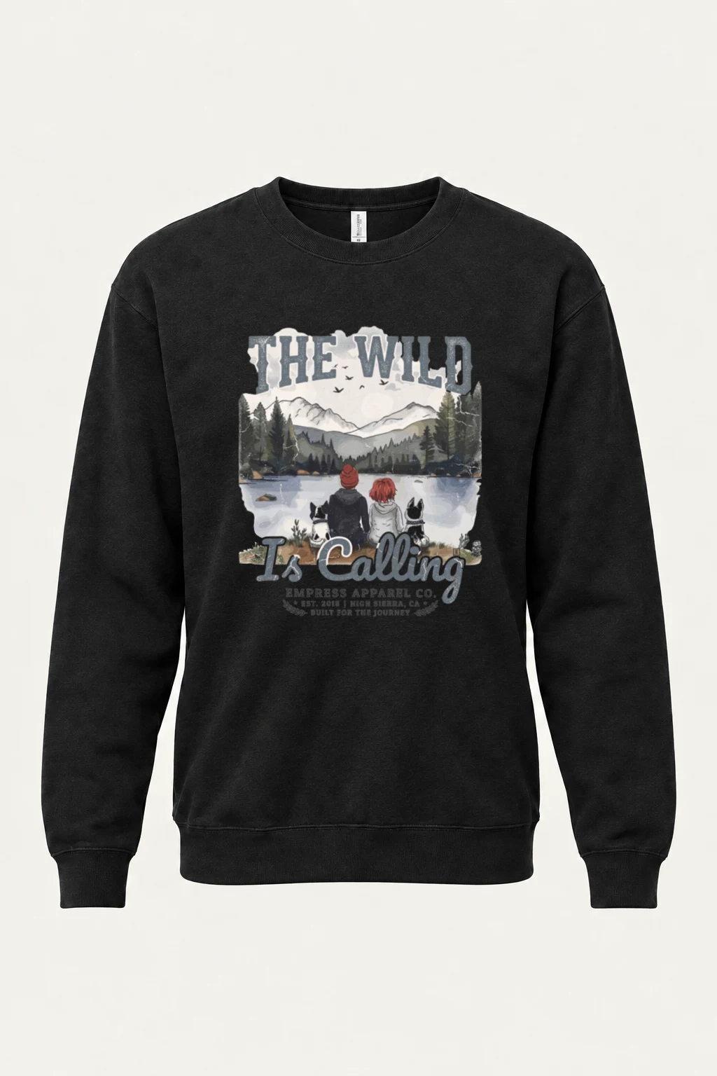 "The Wild Is Calling" Heavy Blend Unisex Crewneck Sweatshirt | Gildan 18000