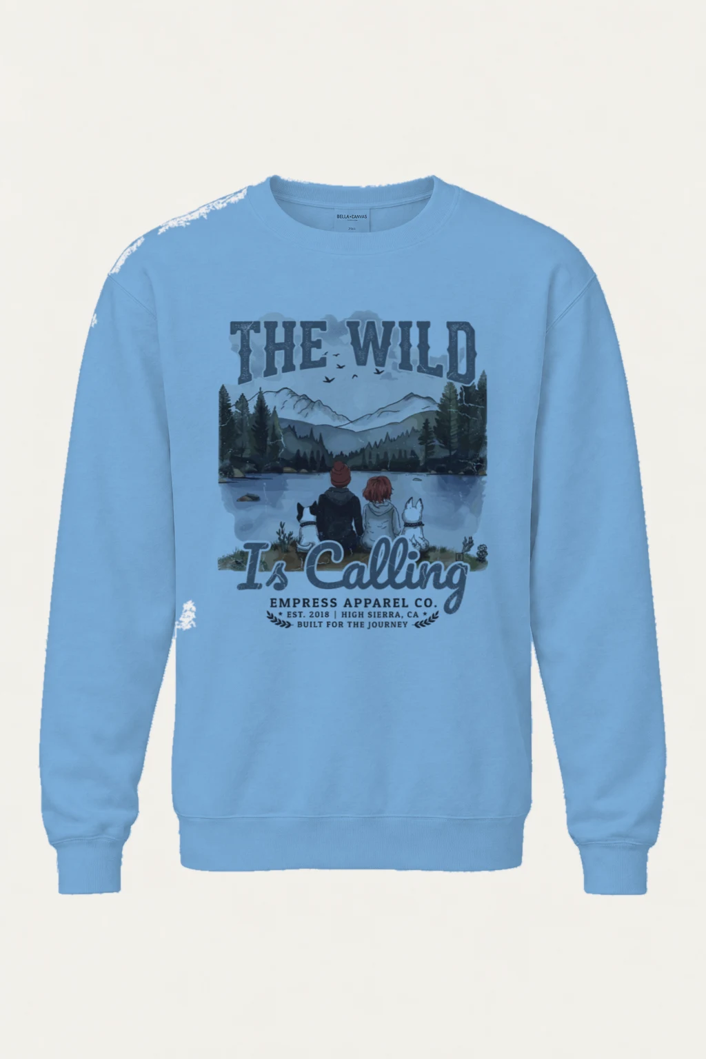 "The Wild Is Calling" Heavy Blend Unisex Crewneck Sweatshirt | Gildan 18000