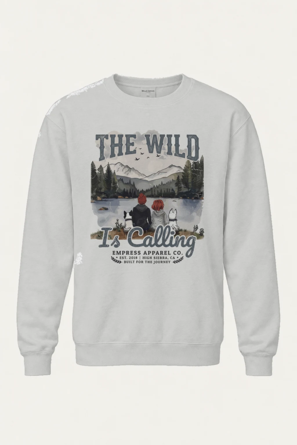 "The Wild Is Calling" Heavy Blend Unisex Crewneck Sweatshirt | Gildan 18000