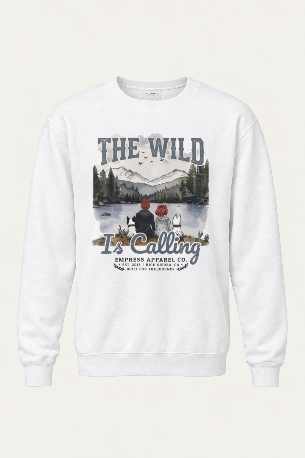 "The Wild Is Calling" Heavy Blend Unisex Crewneck Sweatshirt | Gildan 18000