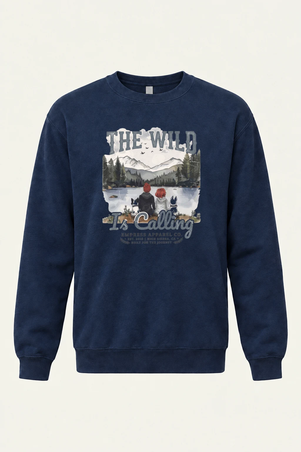 "The Wild Is Calling" Heavy Blend Unisex Crewneck Sweatshirt | Gildan 18000