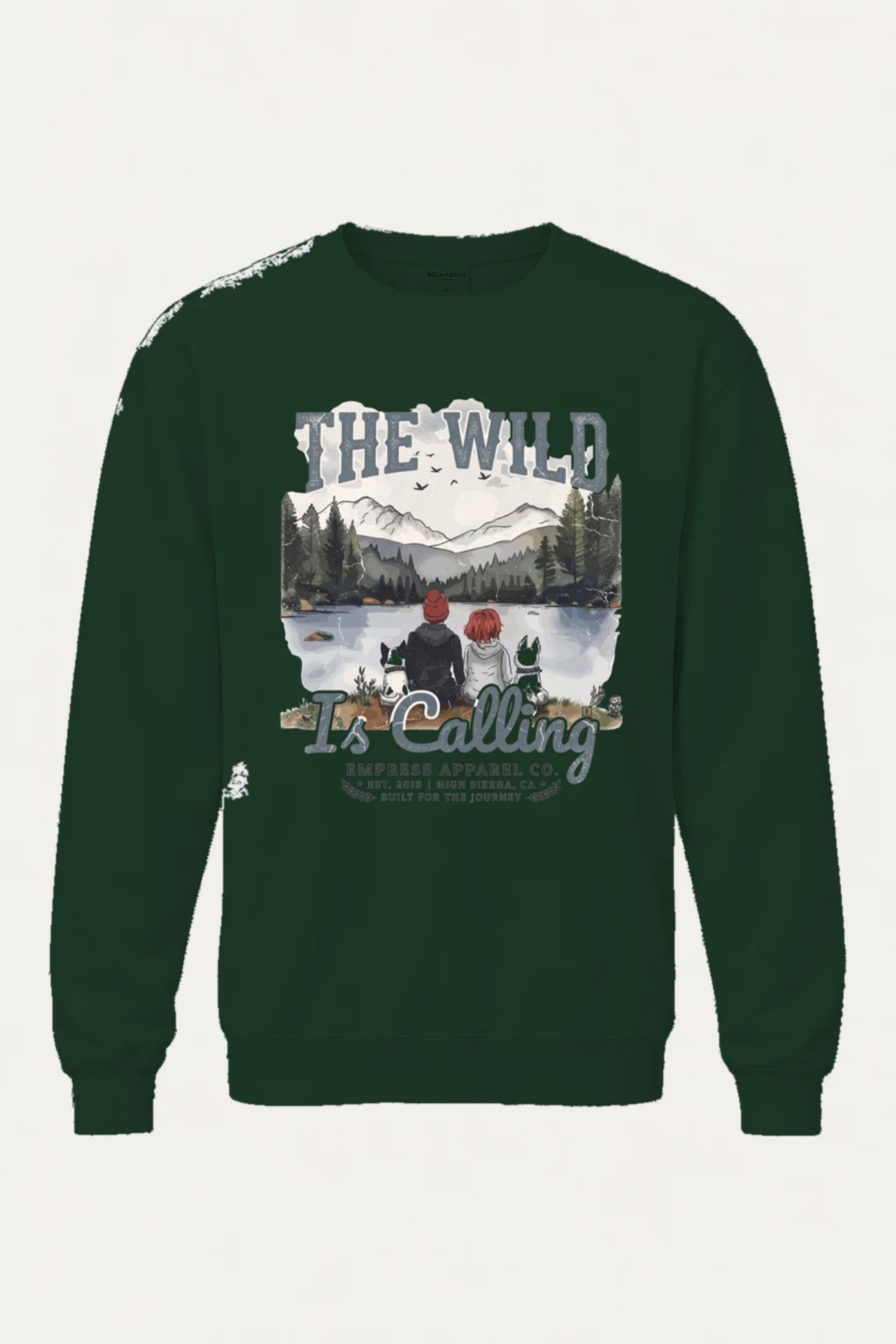 "The Wild Is Calling" Heavy Blend Unisex Crewneck Sweatshirt | Gildan 18000