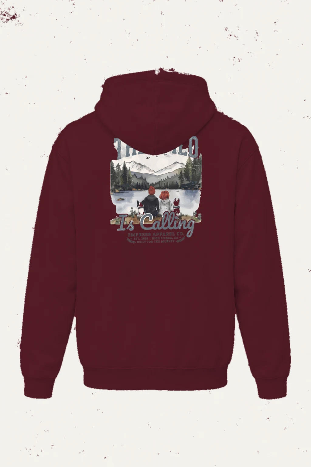 "The Wild Is Calling" Heavy Blend Unisex Pullover Hoodie | Gildan 18500