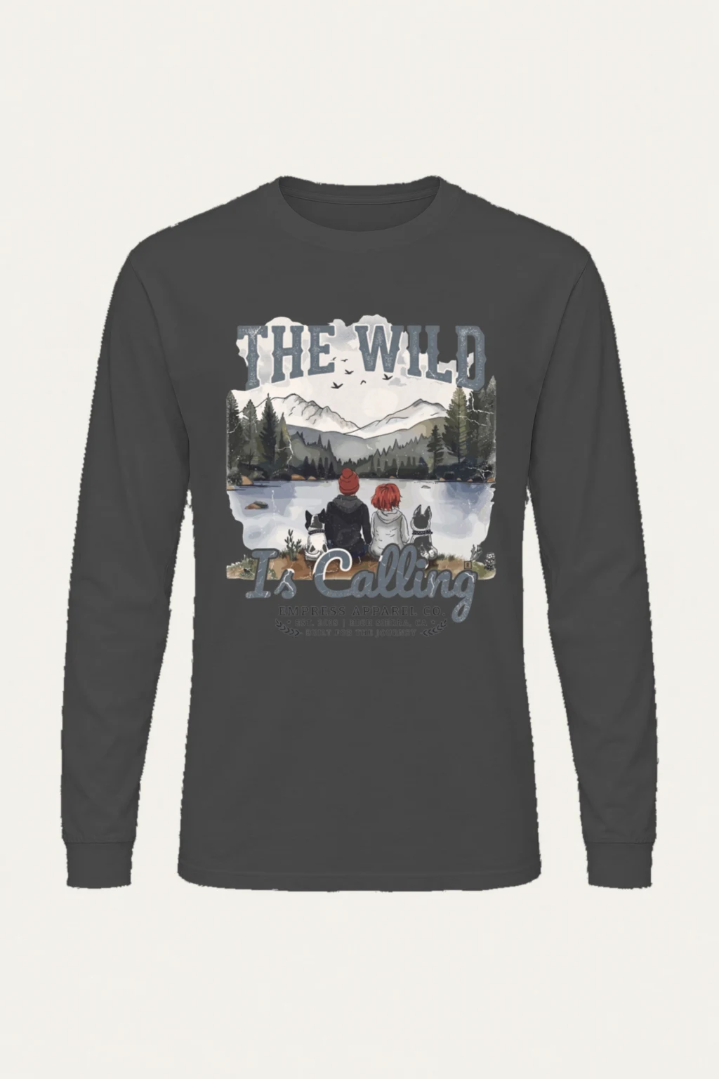 "The Wild Is Calling" Unisex Longsleeve T-shirt | Gildan 2400