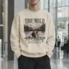 "The Wild Is Calling" Unisex Sponge Fleece Crewneck Sweatshirt | Bella + Canvas 3901