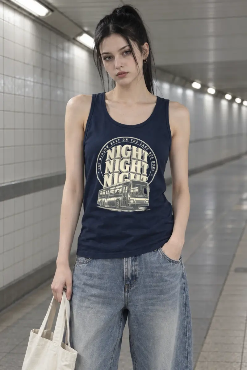 "The Window Seat on the Last Bus Home" Unisex Jersey Tank