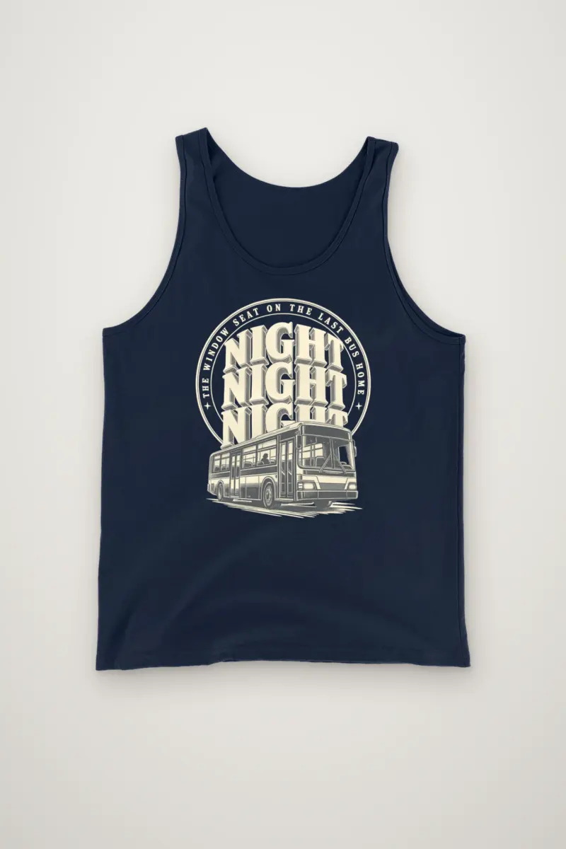 "The Window Seat on the Last Bus Home" Unisex Jersey Tank