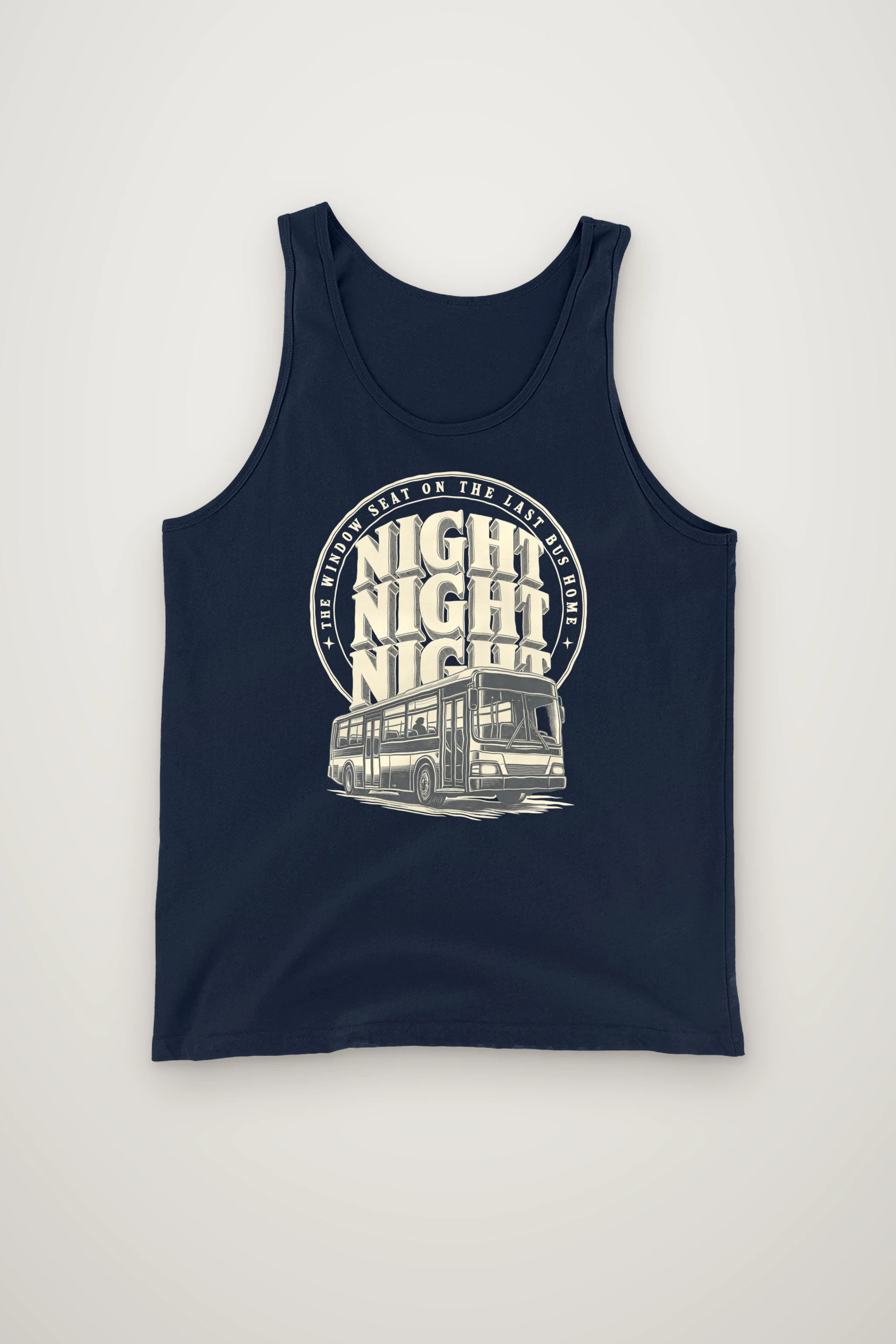 "The Window Seat on the Last Bus Home" Unisex Jersey Tank