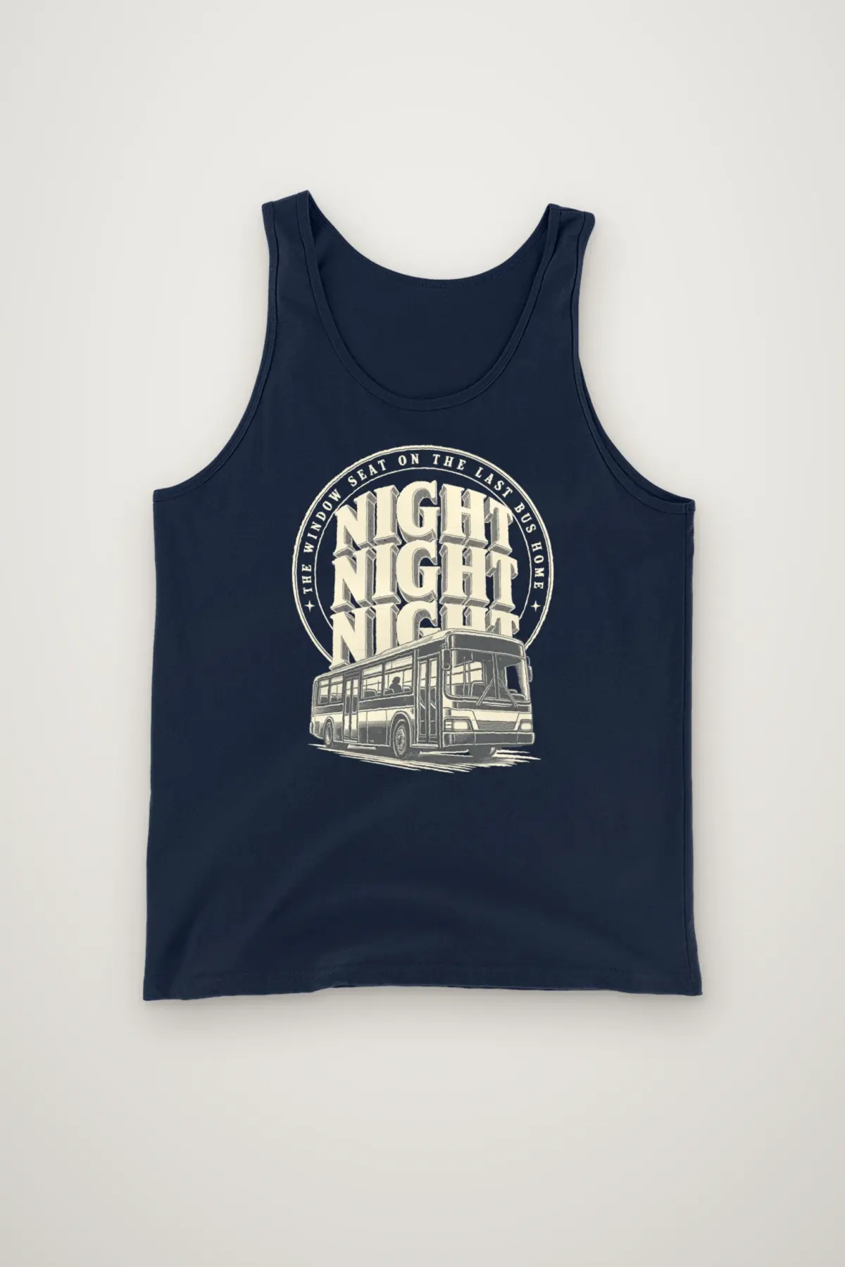 "The Window Seat on the Last Bus Home" Unisex Jersey Tank