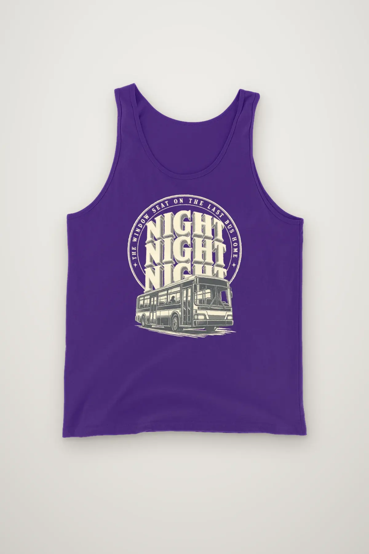 "The Window Seat on the Last Bus Home" Unisex Jersey Tank