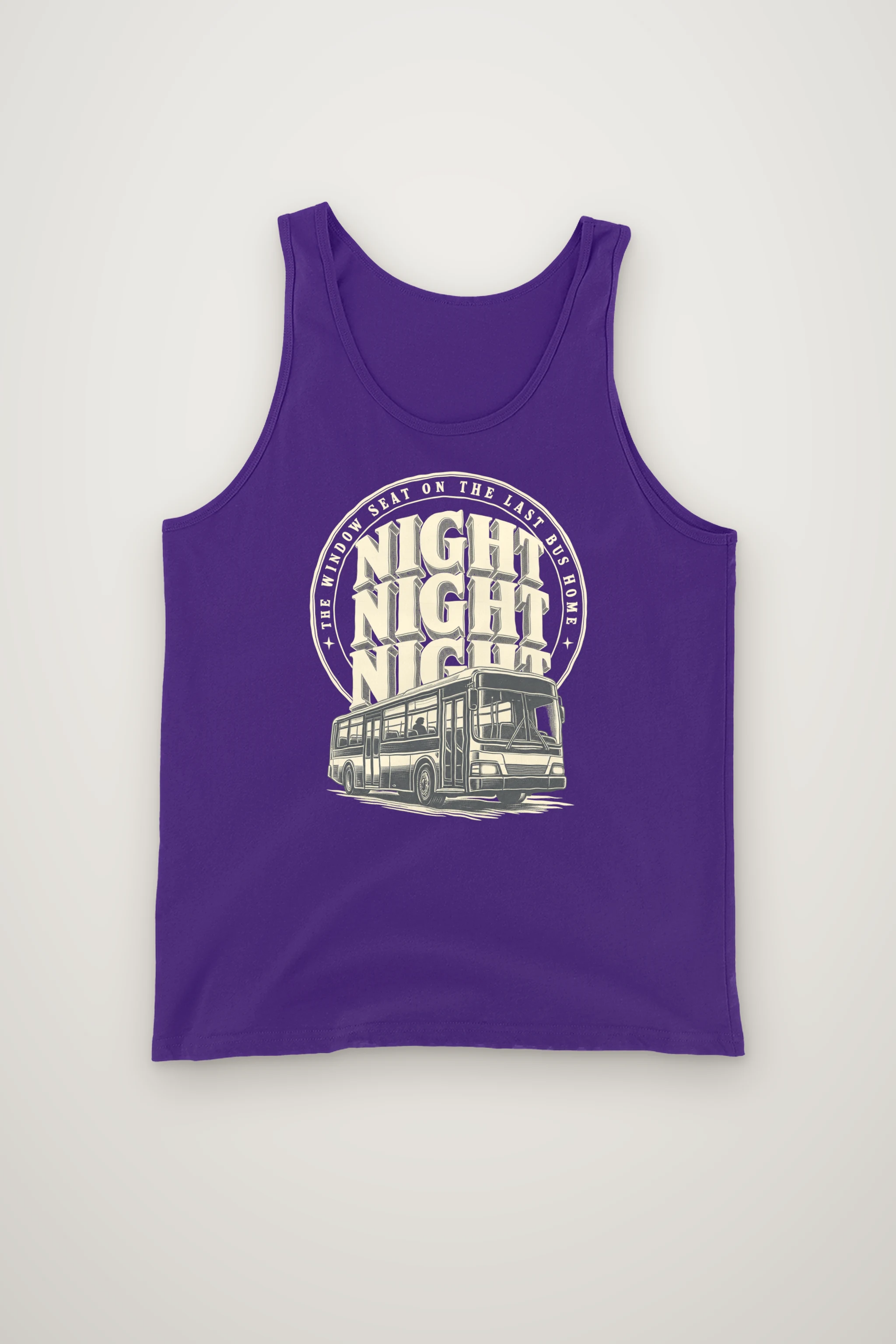 "The Window Seat on the Last Bus Home" Unisex Jersey Tank