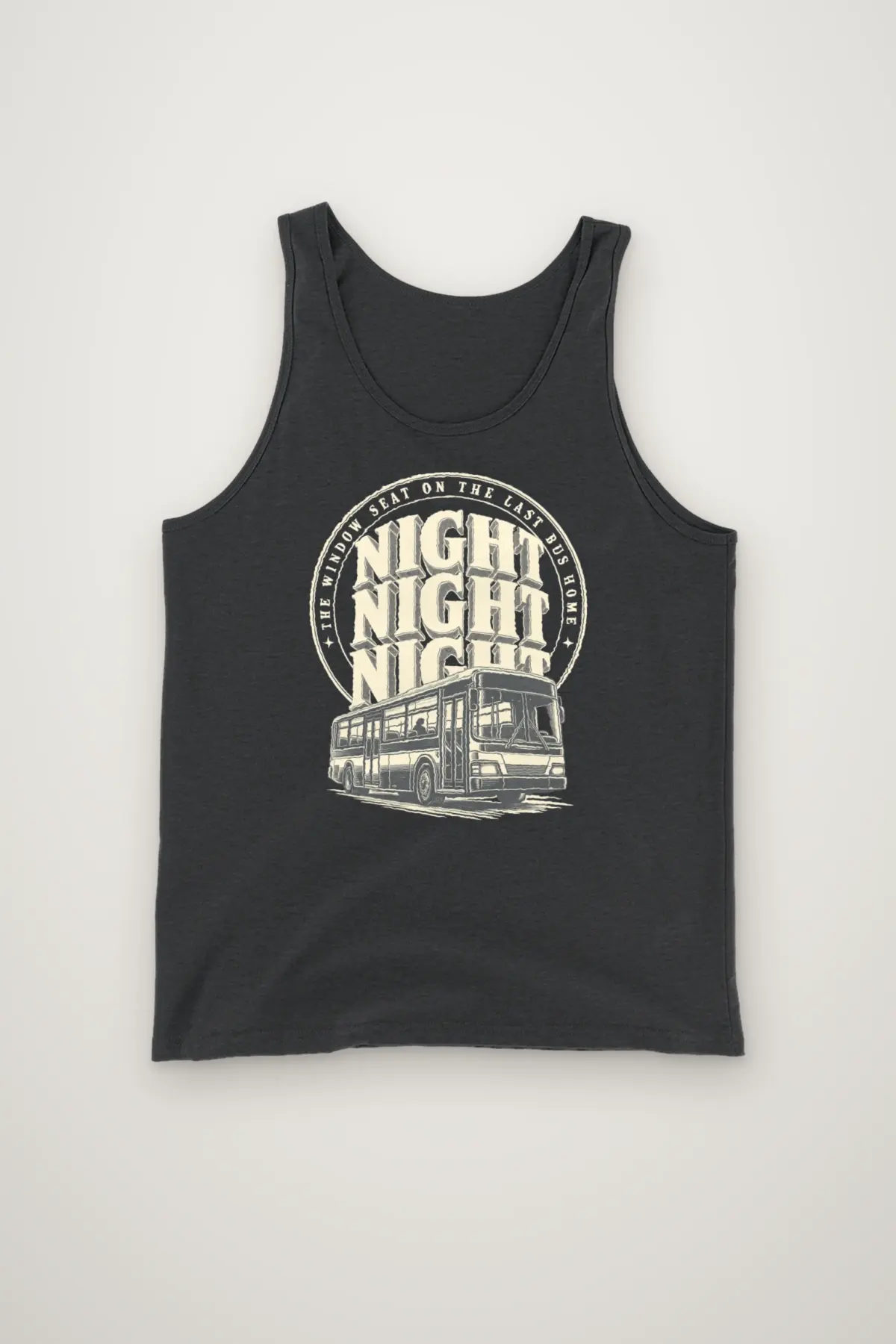 "The Window Seat on the Last Bus Home" Unisex Jersey Tank