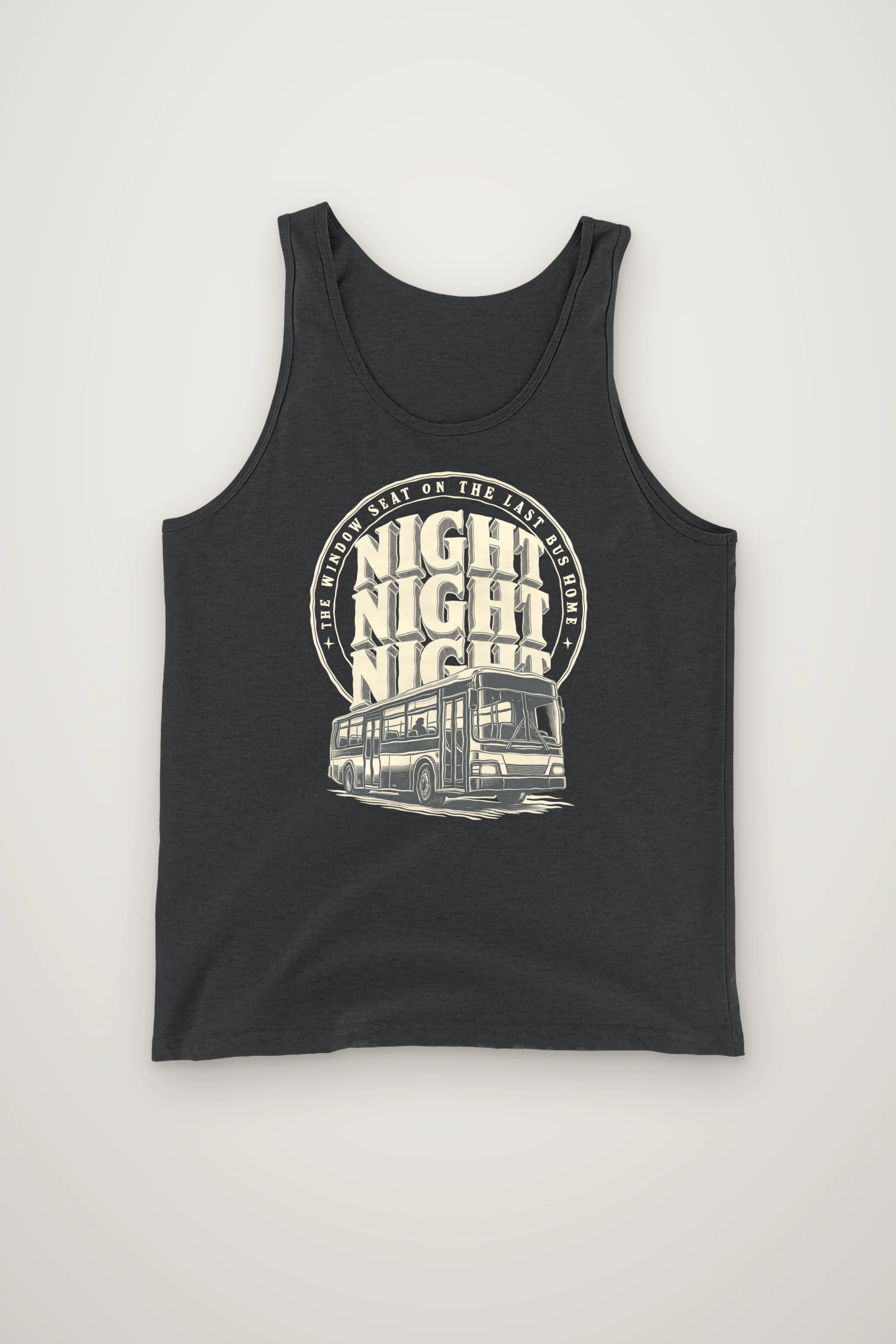 "The Window Seat on the Last Bus Home" Unisex Jersey Tank
