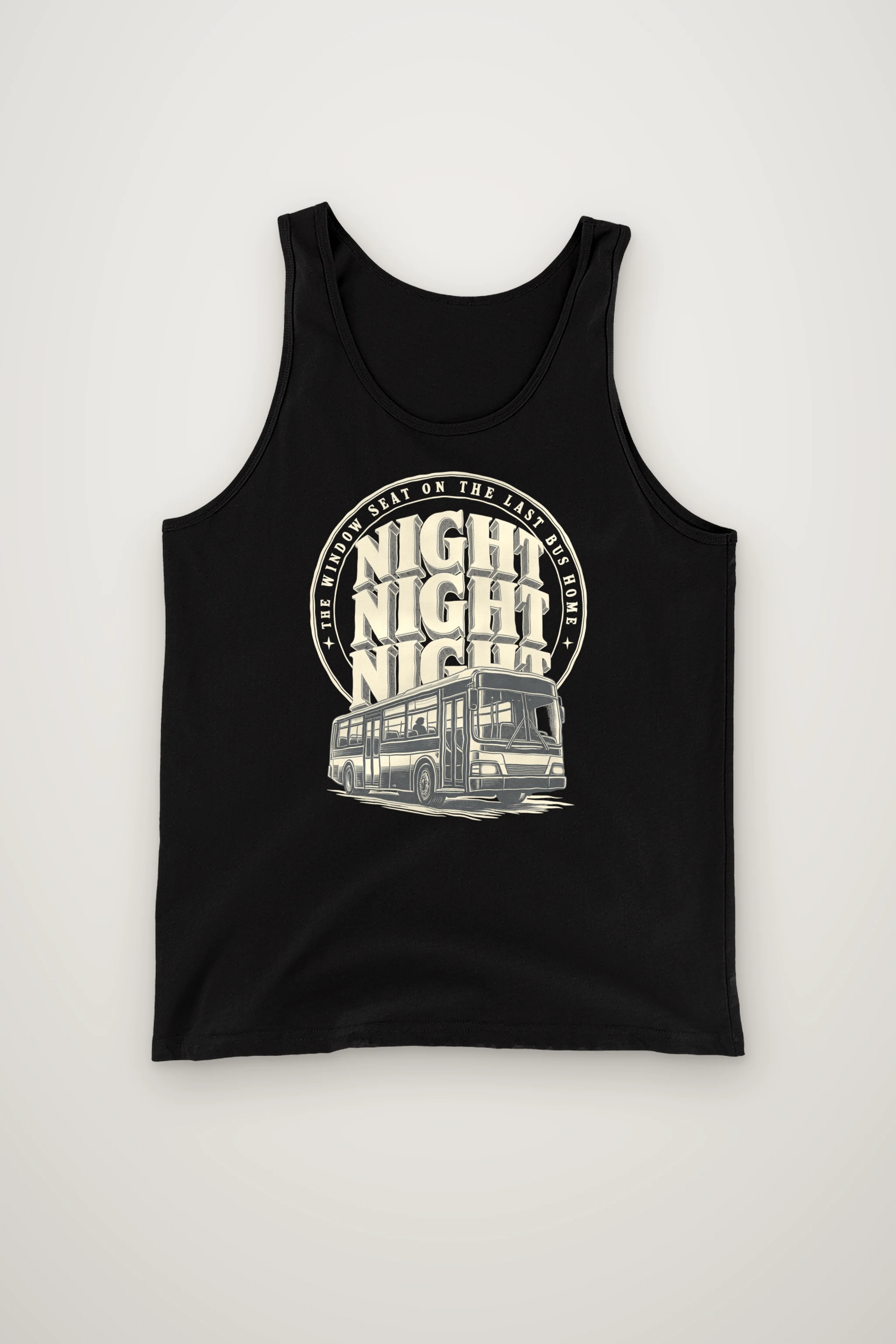 "The Window Seat on the Last Bus Home" Unisex Jersey Tank