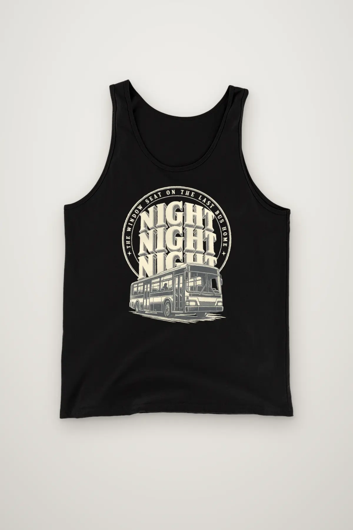 "The Window Seat on the Last Bus Home" Unisex Jersey Tank