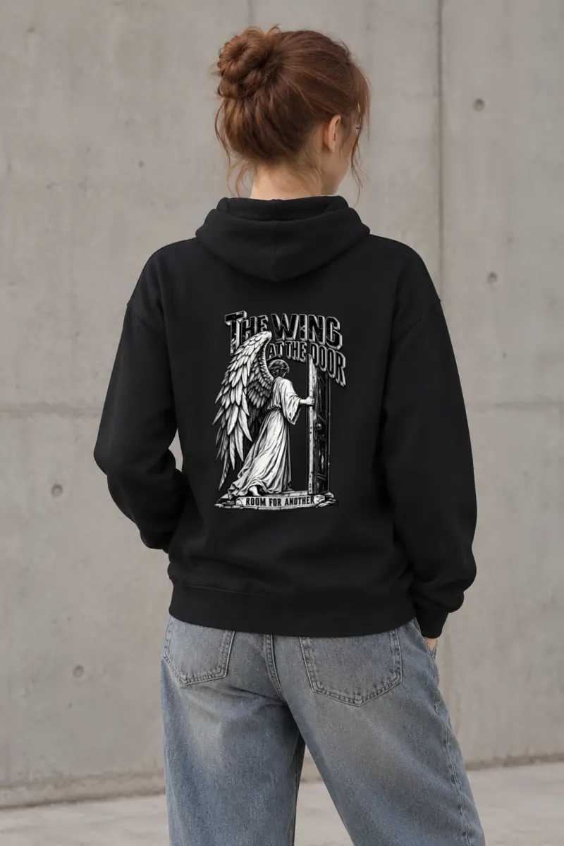 "The Wing at the Door" Heavy Blend Unisex Pullover Hoodie