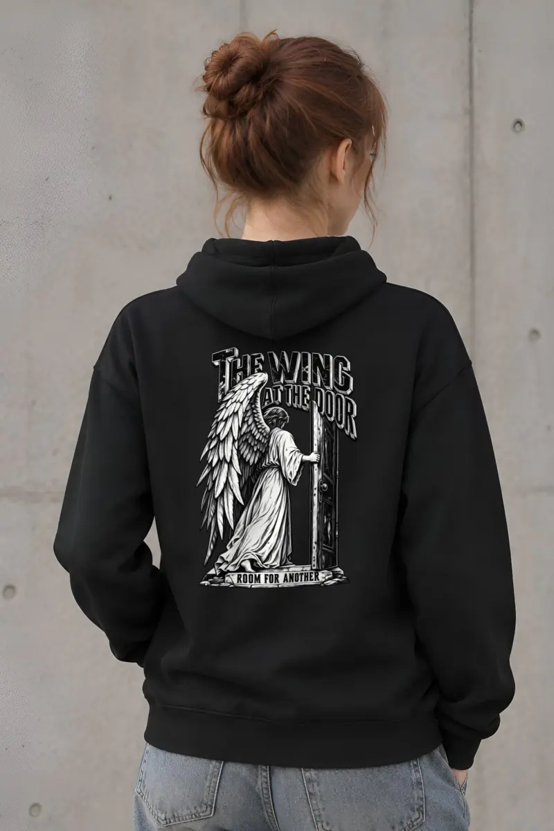 "The Wing at the Door" Heavy Blend Unisex Pullover Hoodie