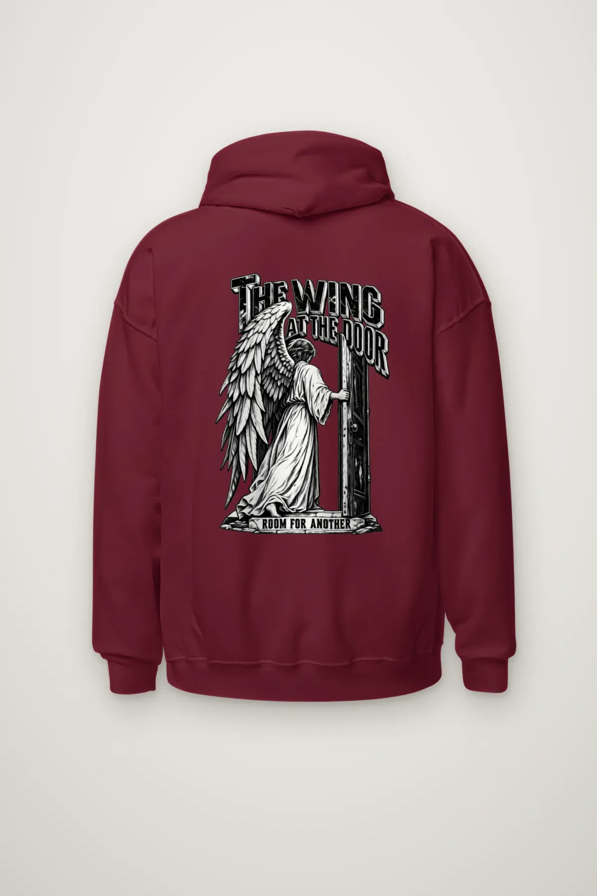 "The Wing at the Door" Heavy Blend Unisex Pullover Hoodie